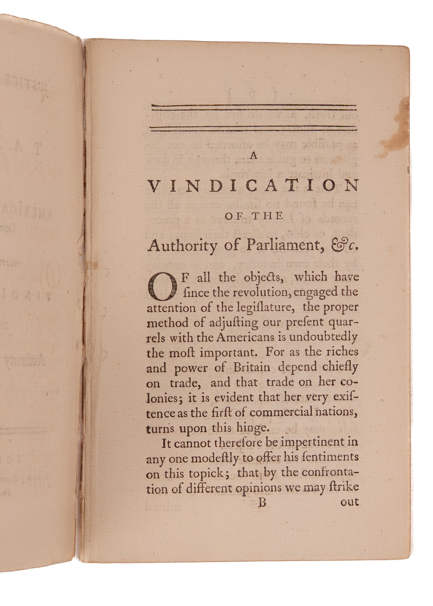 1766 STAMP ACT. Necessity of Taxing the American Colonies - Document that Caused American Revolution.
