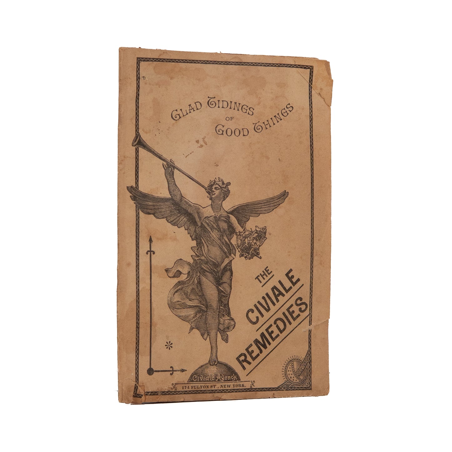 1886 URETHRAL CRAYONS. Manhood Restored! Before the Blue Pill, Behold, the Little Blue Crayon!