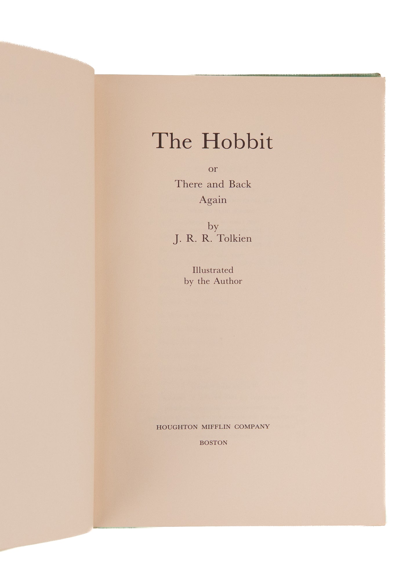 1966 J. R. R. TOLKIEN. The Hobbit, or, There and Back Again. First Edition, Twenty-Sixth Printing.