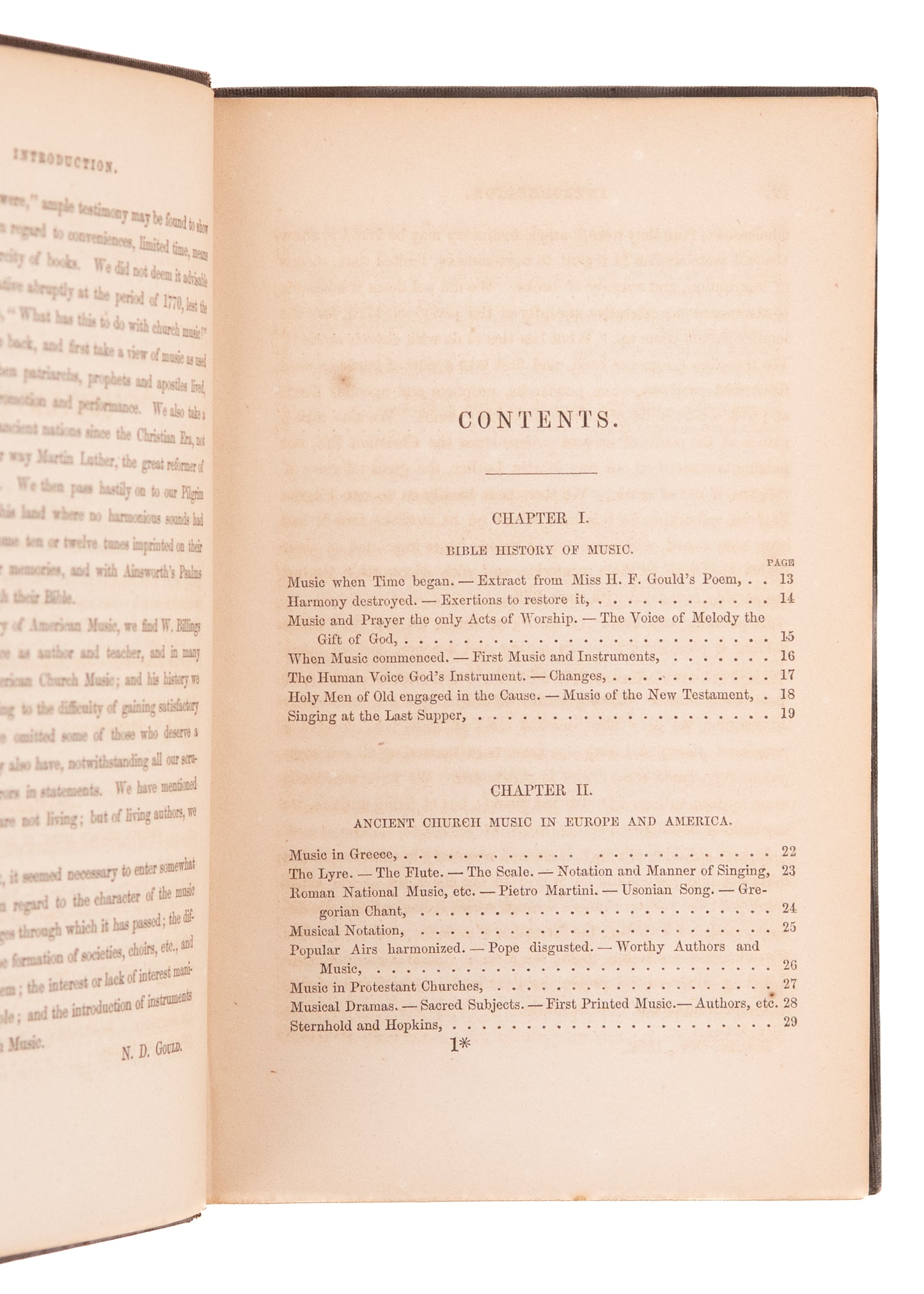 1853 NATHANIEL D. GOULD. History of Worship Music in America. Bay Psalm Book, Hymnody, Great Awakening &c.