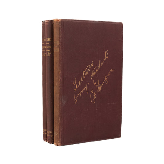 1877 C. H. SPURGEON. Lectures to my Students Series 1-3. Early Editions.
