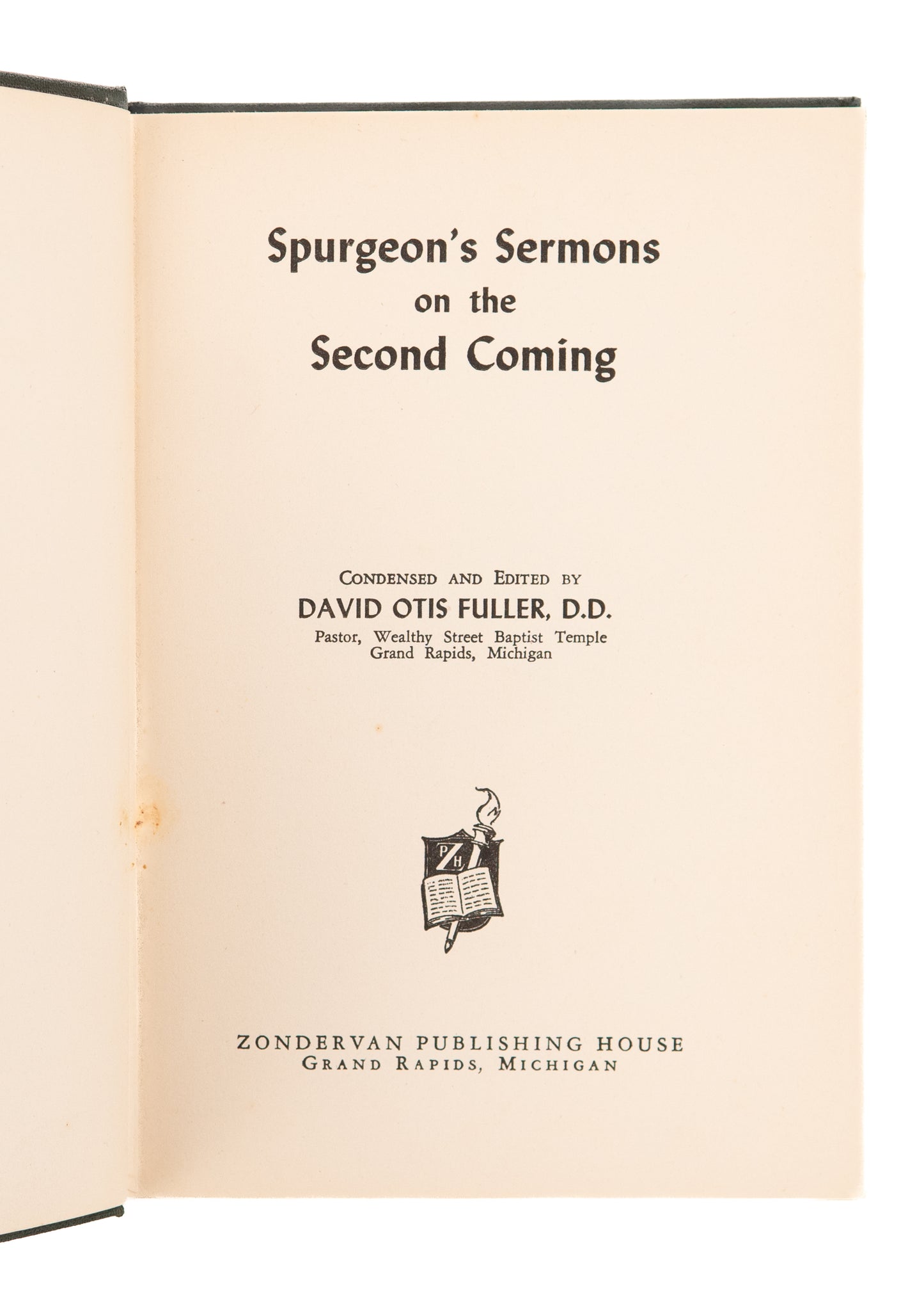 1950 C. H. SPURGEON. Spurgeon's Sermons on the Second Coming.