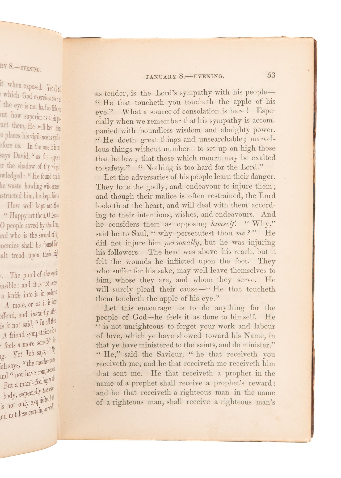 1842 WILLIAM JAY. Morning and Evening Exercises of Devotion. Classic.