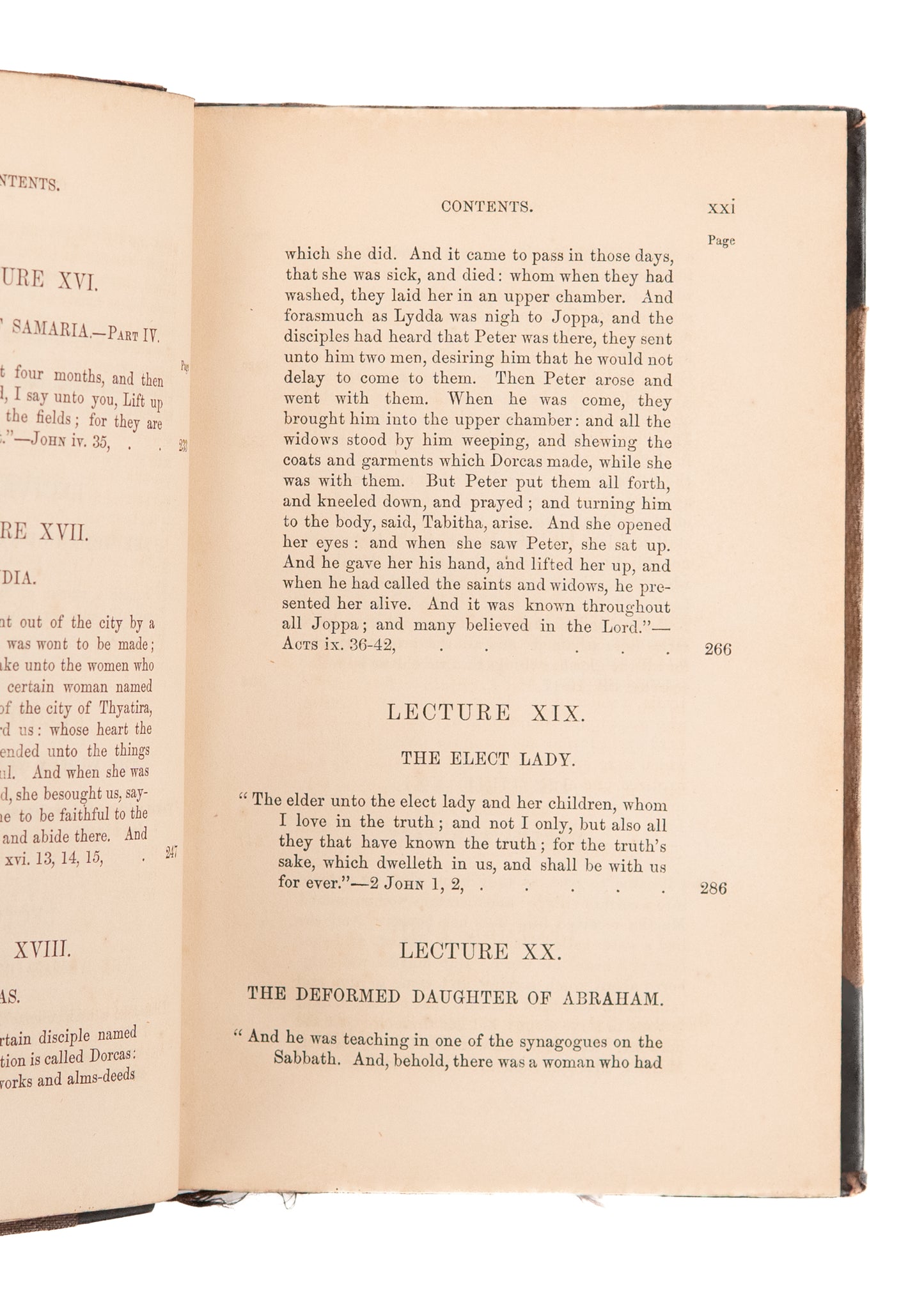 1854 WILLIAM JAY. Lectures on Female Scripture Characters. Half-Leather