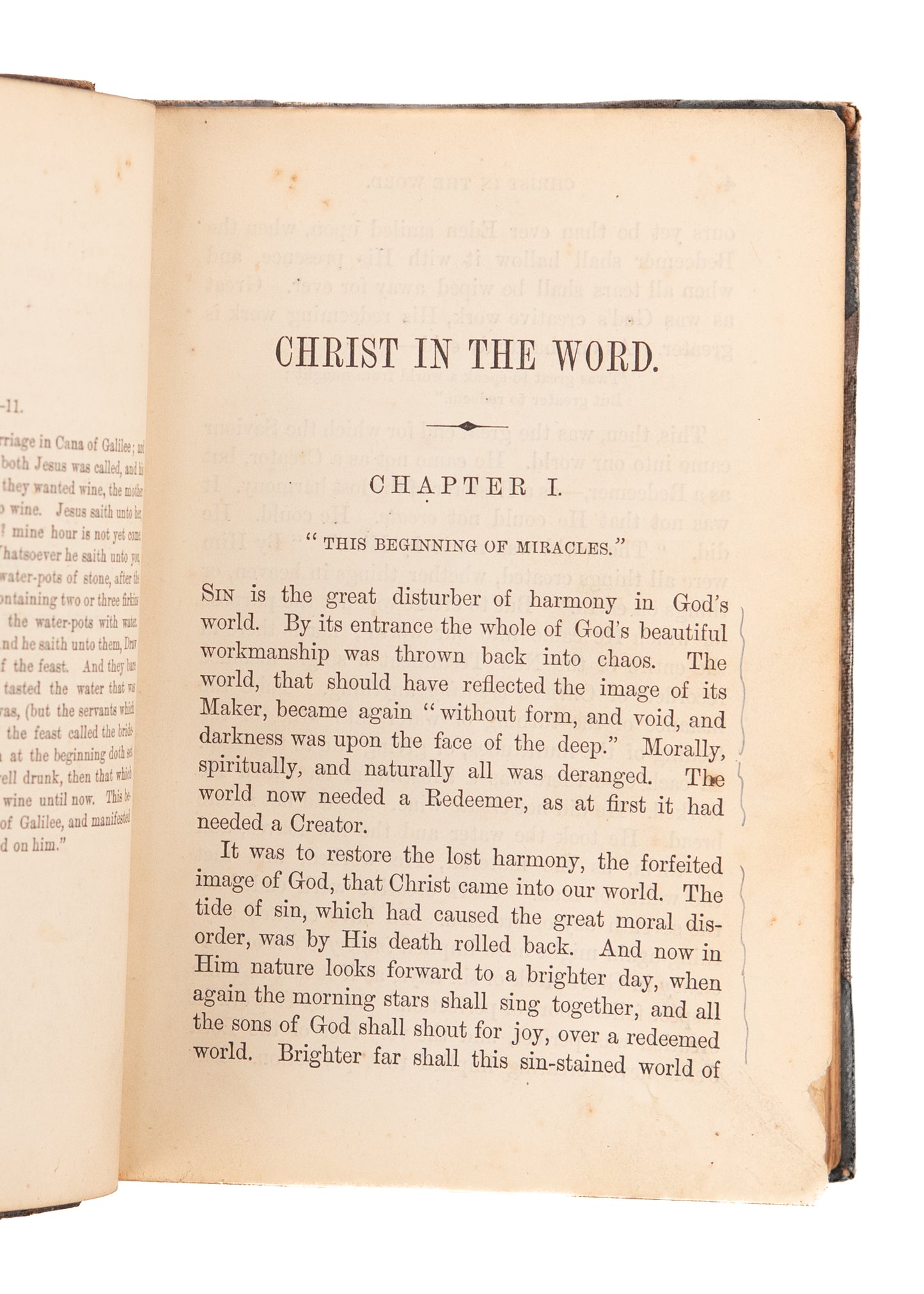 1870 FREDERICK WHITFIELD. Christ in the Word. Excellent Work.