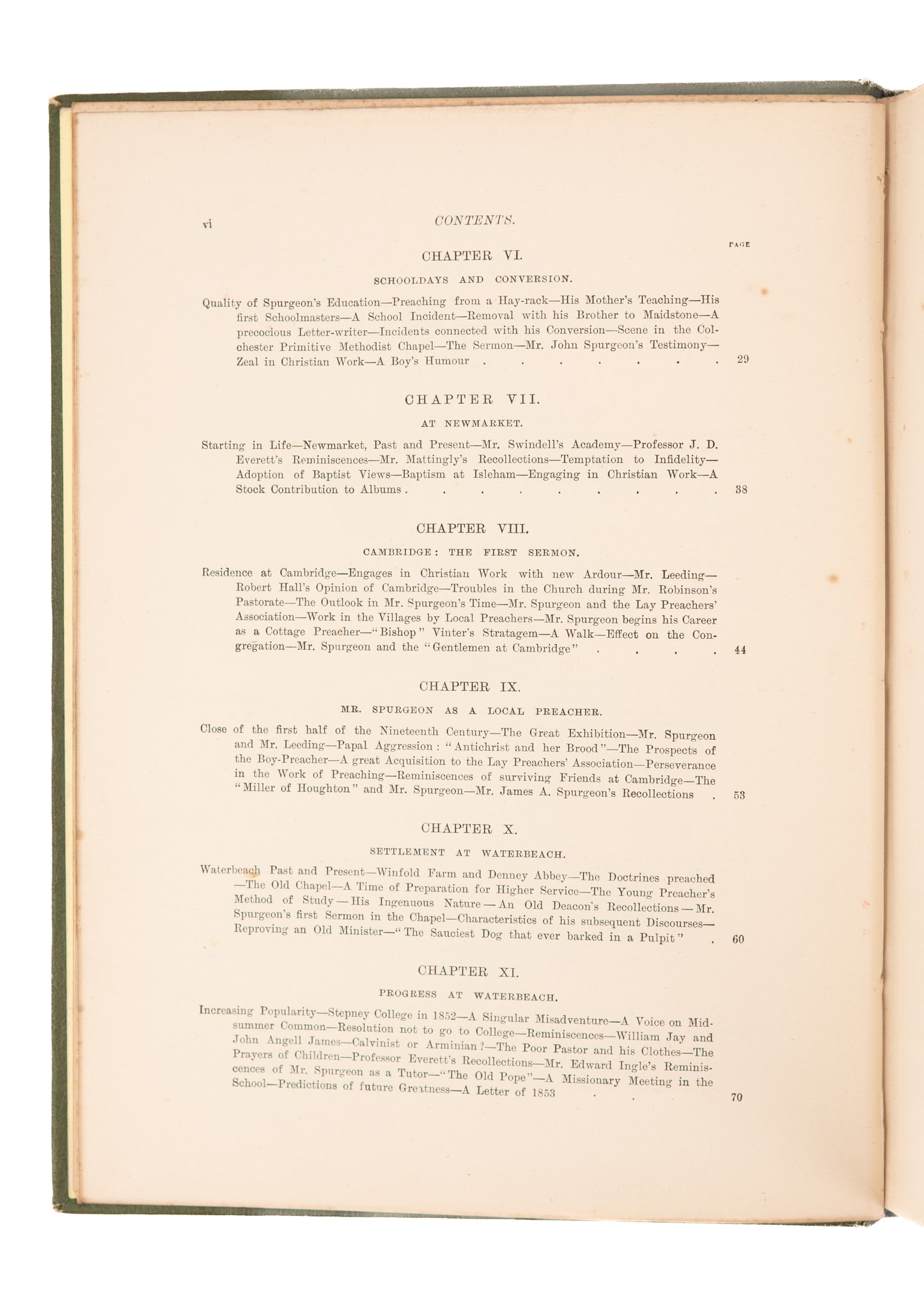 1893 C. H. SPURGEON. The Life and Work of Charles Haddon Spurgeon. Volumes 1-6. Very Nice!