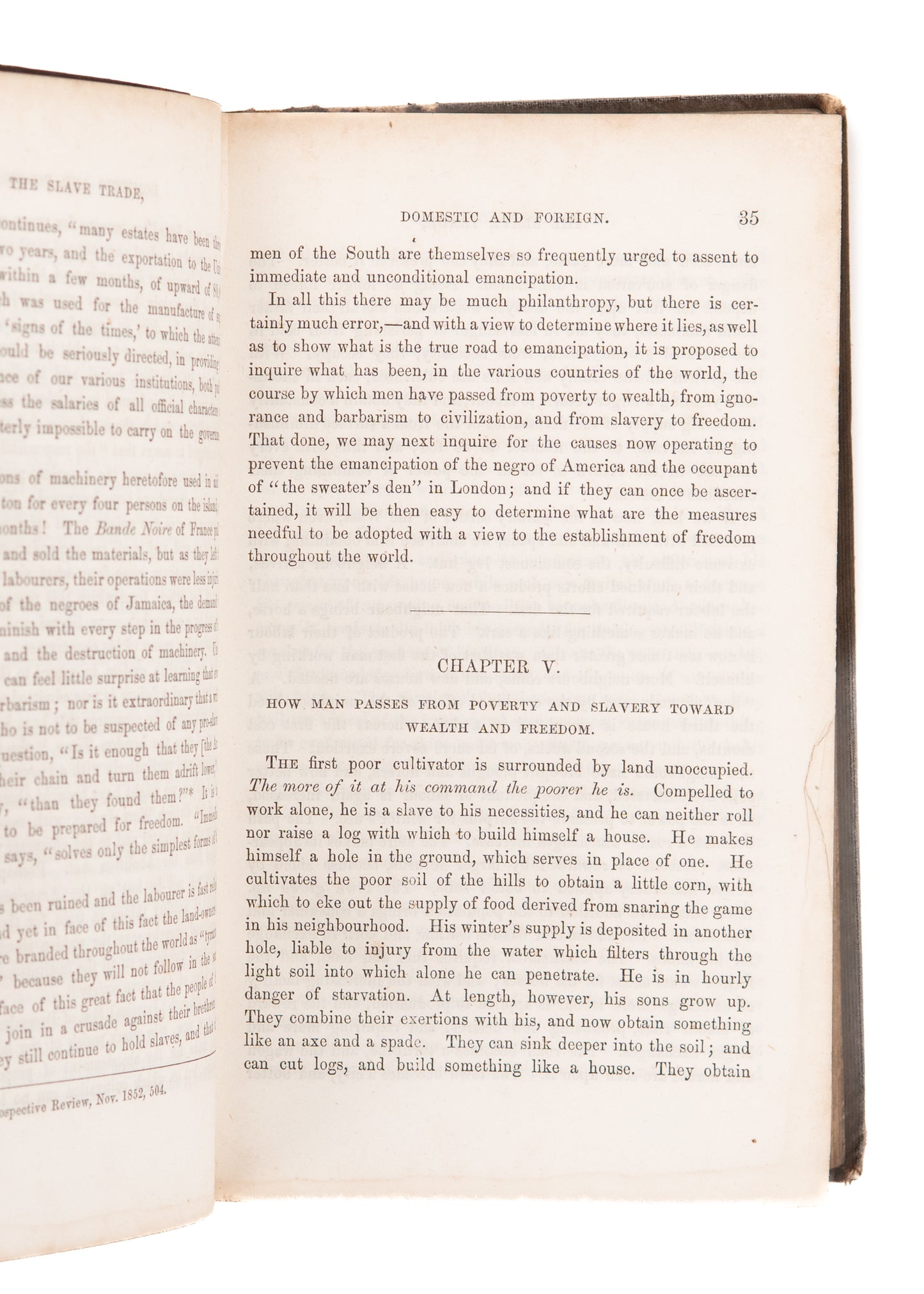 1853. ABOLITIONIST OWNED. The American Slave Trade, Domestic and Foreign. Excellent.