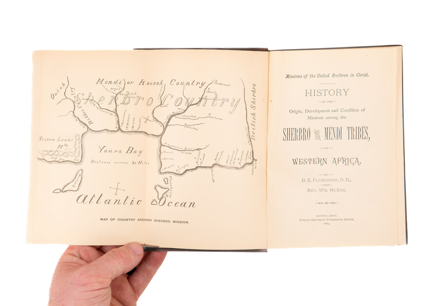 1885 MENDE AFRICAN SLAVE TRADE. Missionary Life in West Africa among the Mende Slavers