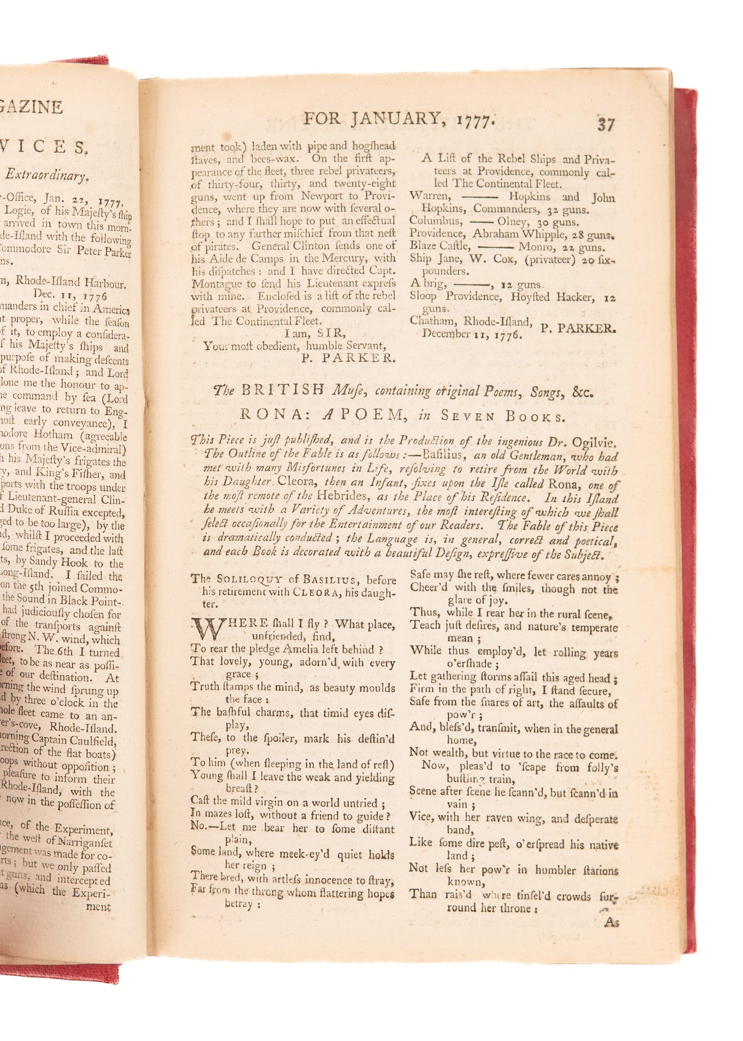 1777 REVOLUTIONARY WAR MAP. The Universal Magazine. Excellent Content. Benjamin Franklin &c.