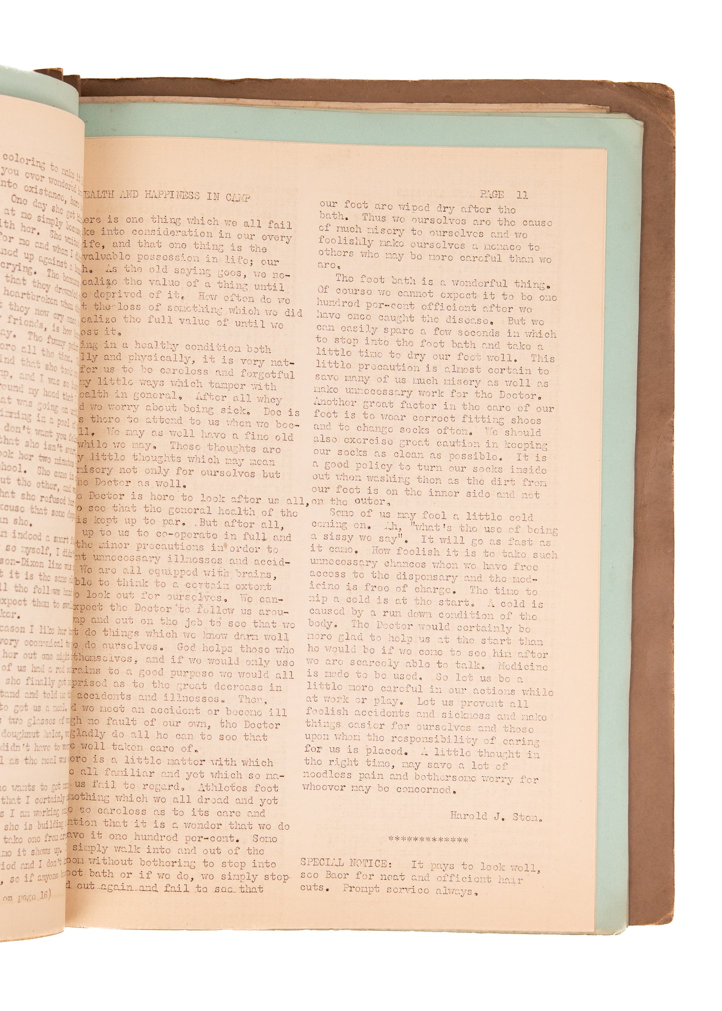 1940 CIVILIAN CONSERVATION CORPS. 5 Mimeographed Periodicals from Isle Royal Youth Work Camp.