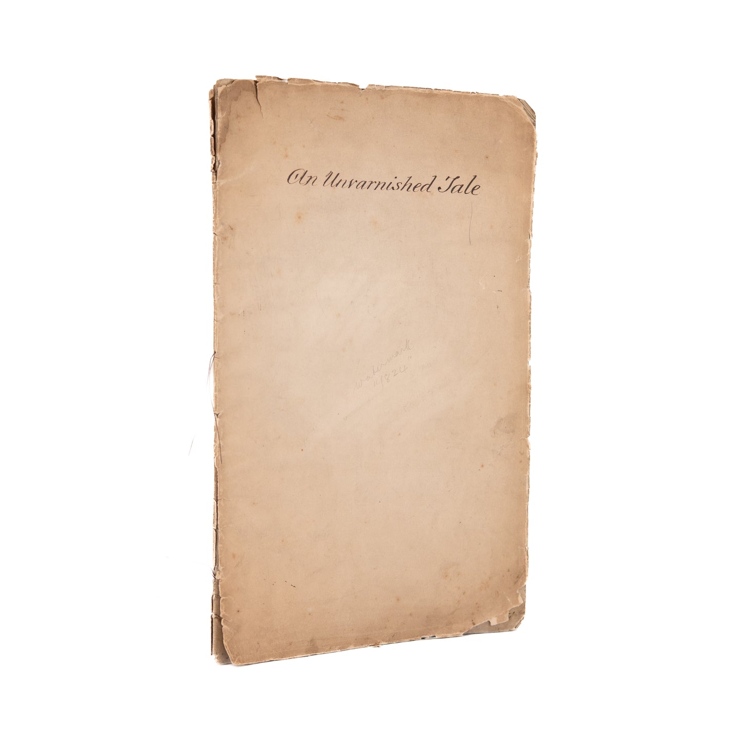 1824 UNPUBLISHED 35pp MSs. A Tale Inducing Christians to Care for Orphans of Industrial Revolution.