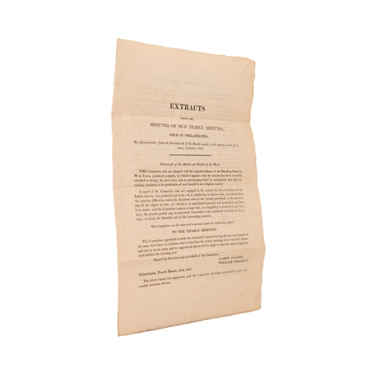 1815 QUAKERS AND WAR OF 1812. Warnings Against Backsliding from Pacifism - American Revolution Redux