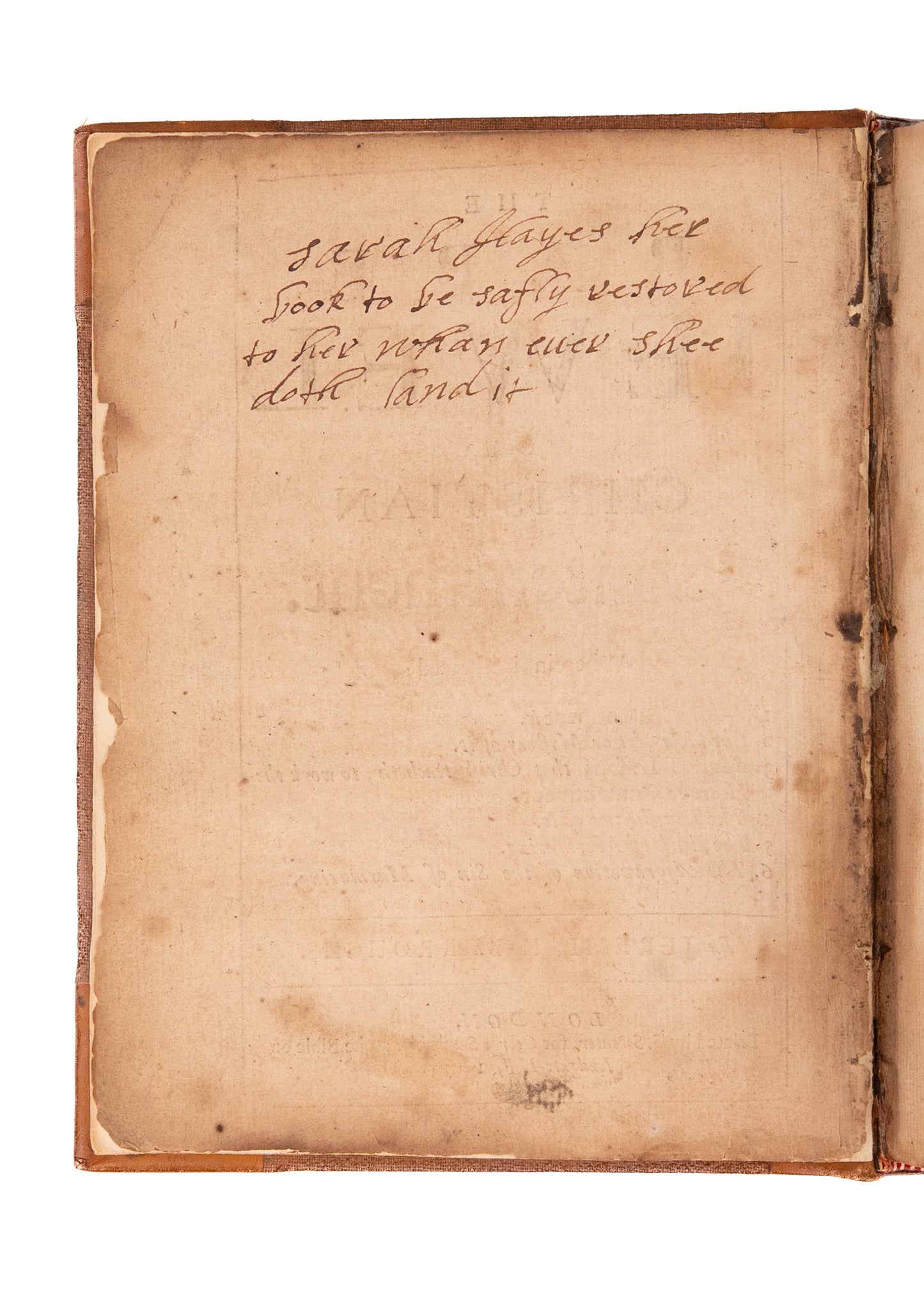 1677 JEREMIAH BURROUGHS. Christian Contentment with Unpublished American Puritan MSs Poem.