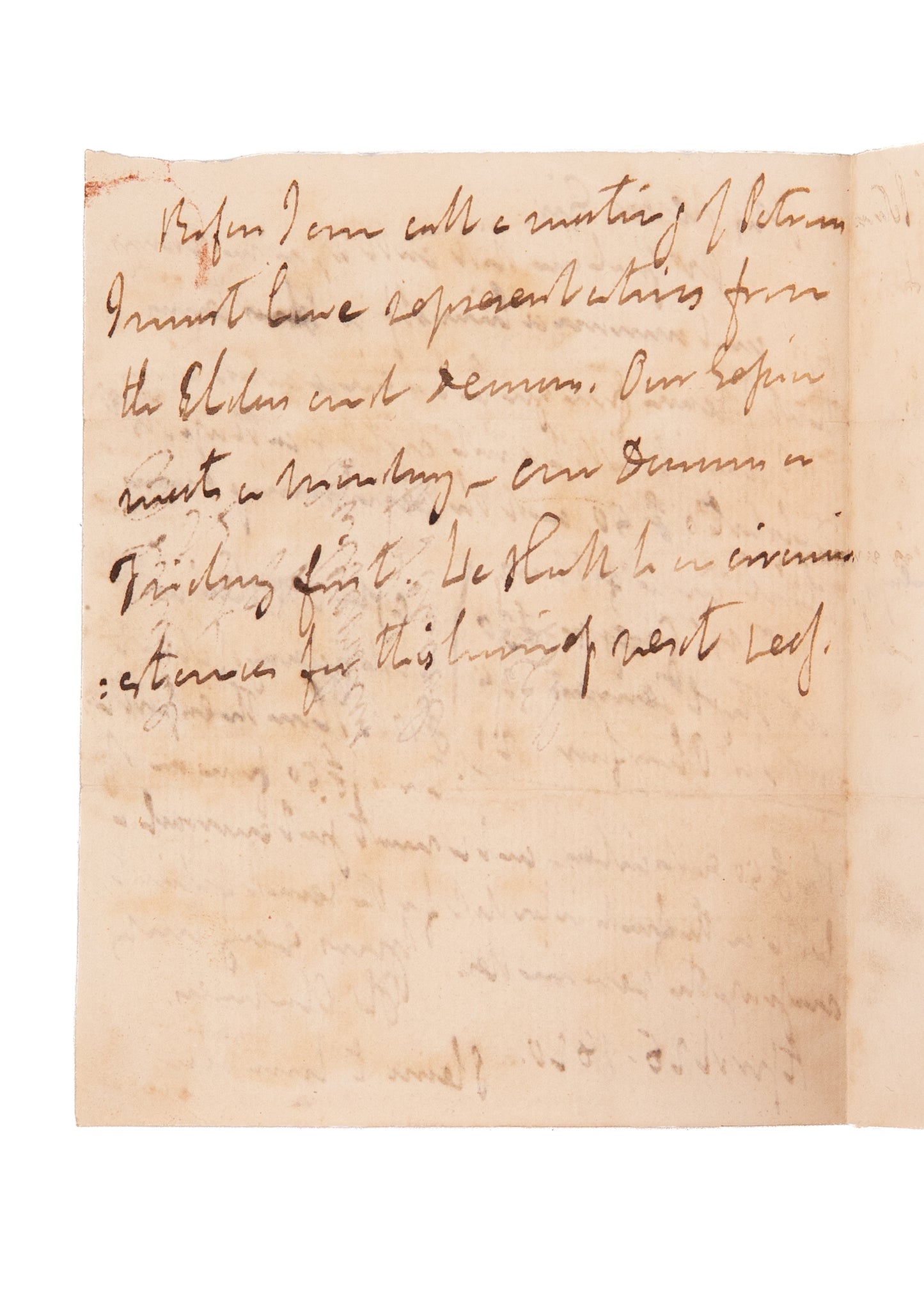 1820 THOMAS CHALMERS. Excellent Document from the Founding of the First Parish School in Glasgow.
