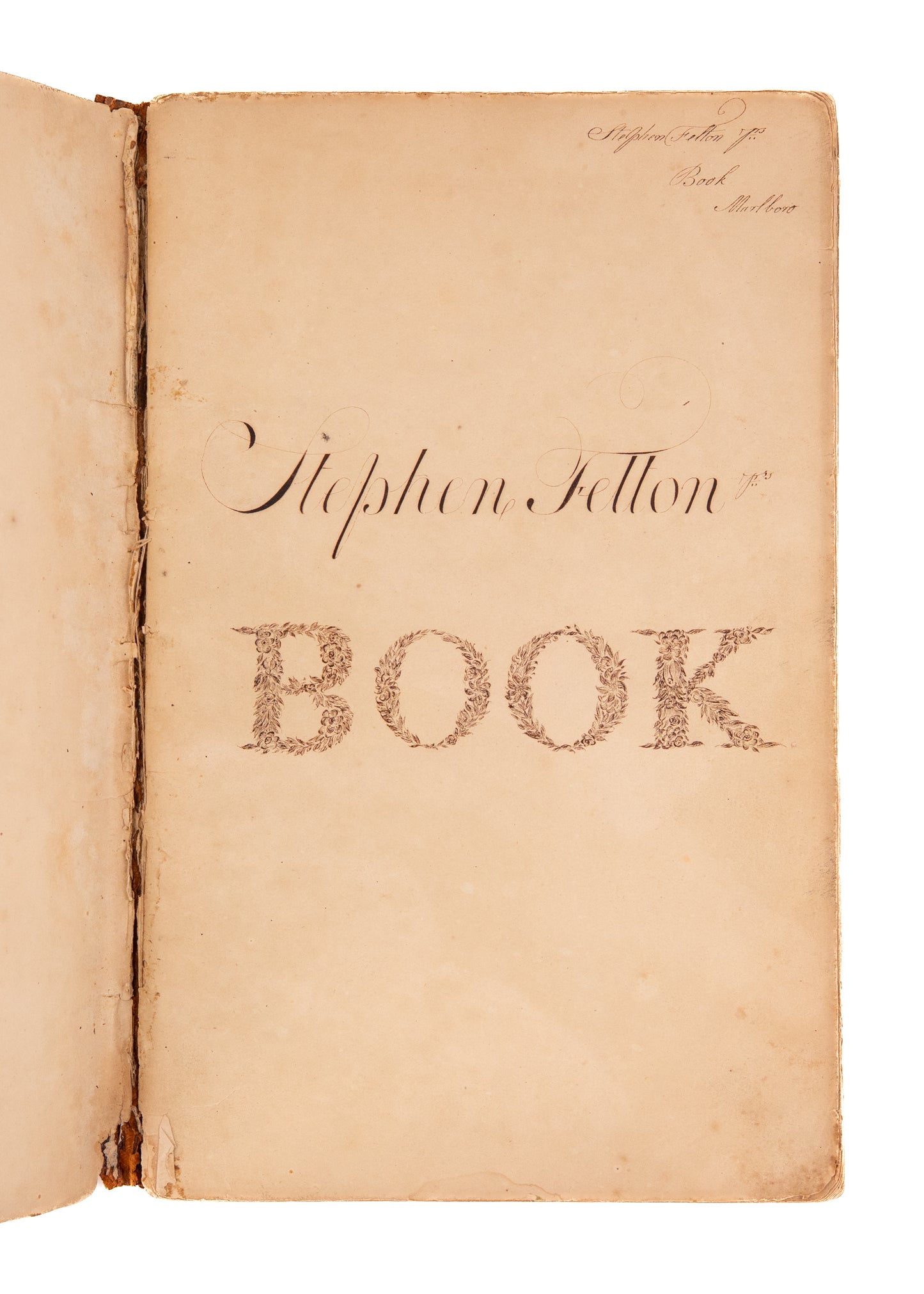 c.1790's SURVEYING MSS. 70pp Manuscript on Surveying Methods by Revolutionary War Veteratn