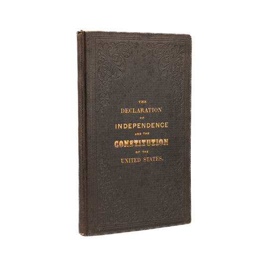 1865 THIRTEENTH AMENDMENT - SLAVERY. The First Book-Form Appearance of the Thirteenth Amendment.