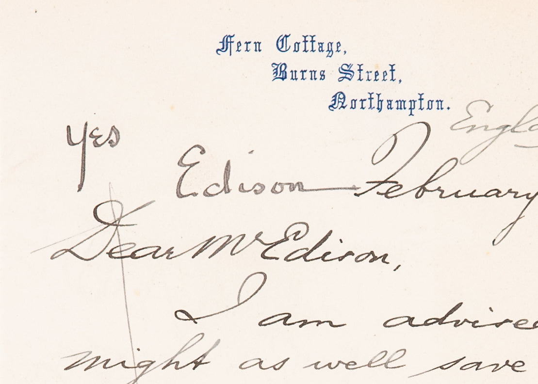 1904 THOMAS EDISON. Edison Says, "Yes," Scientific and Technological Discovery will Continue to Accelerate.