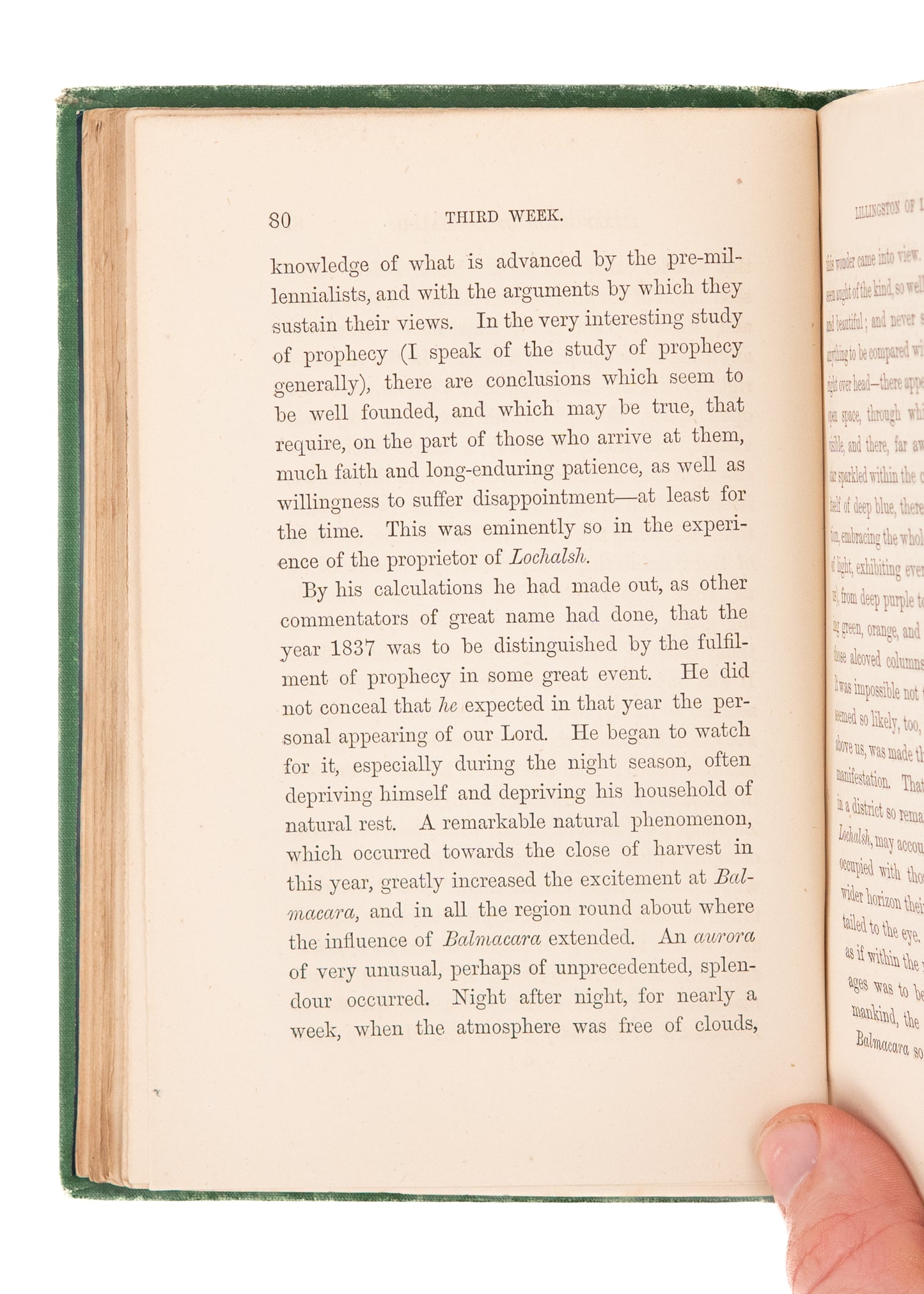 1874 ROBERT S CANDLISH. Three Weeks in the Highlands. Adventism, Scottish Revival, Disruption.