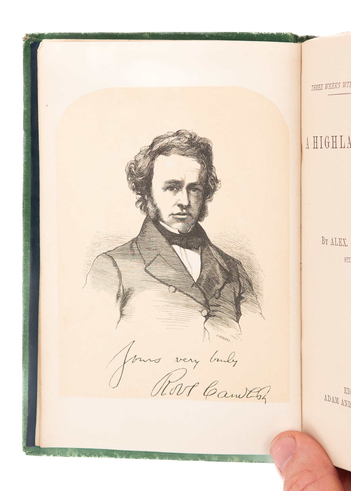 1874 ROBERT S CANDLISH. Three Weeks in the Highlands. Adventism, Scottish Revival, Disruption.