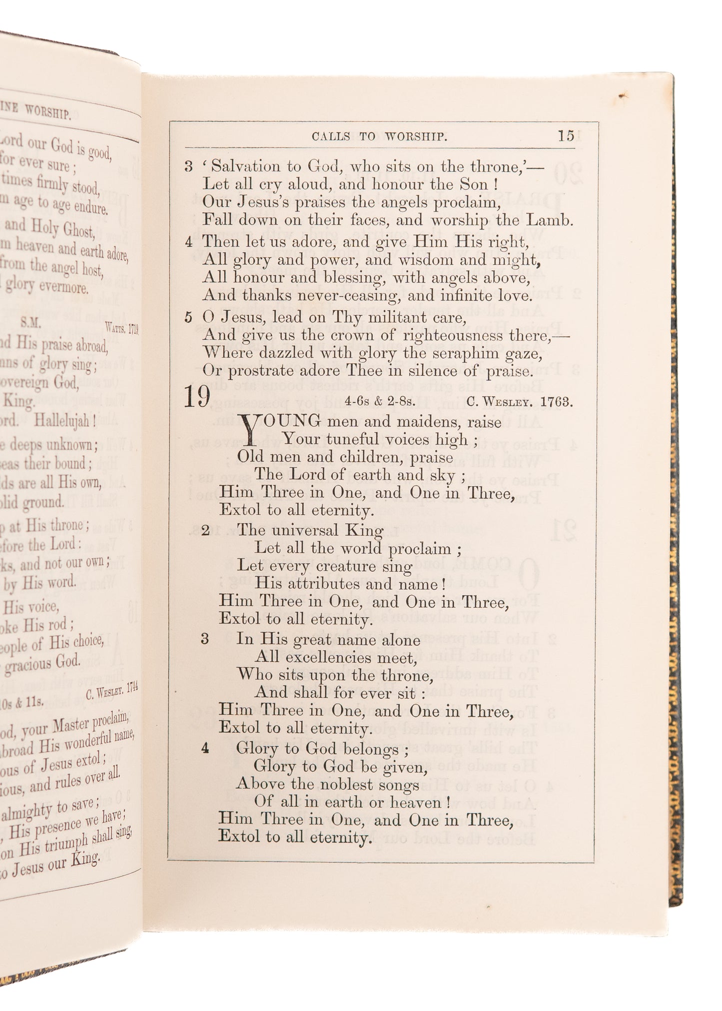 1863 WILLIAM COCKER. Methodist New Connexion Hymnal Presented to the President of Conference.