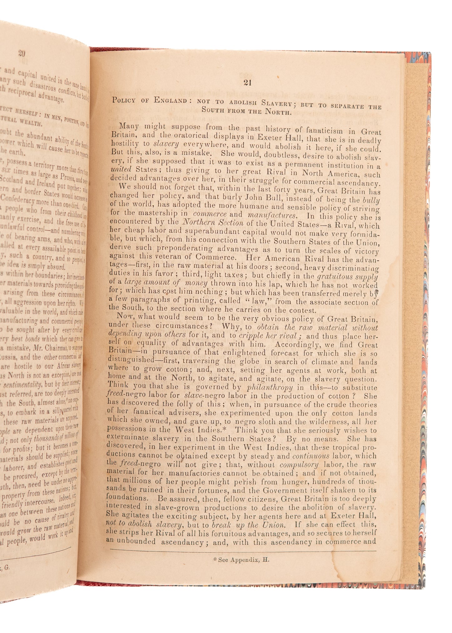 1860 CHARLESTON SLAVERY. A Tract Calling Southern Men to Prepare for War Over States Rights.