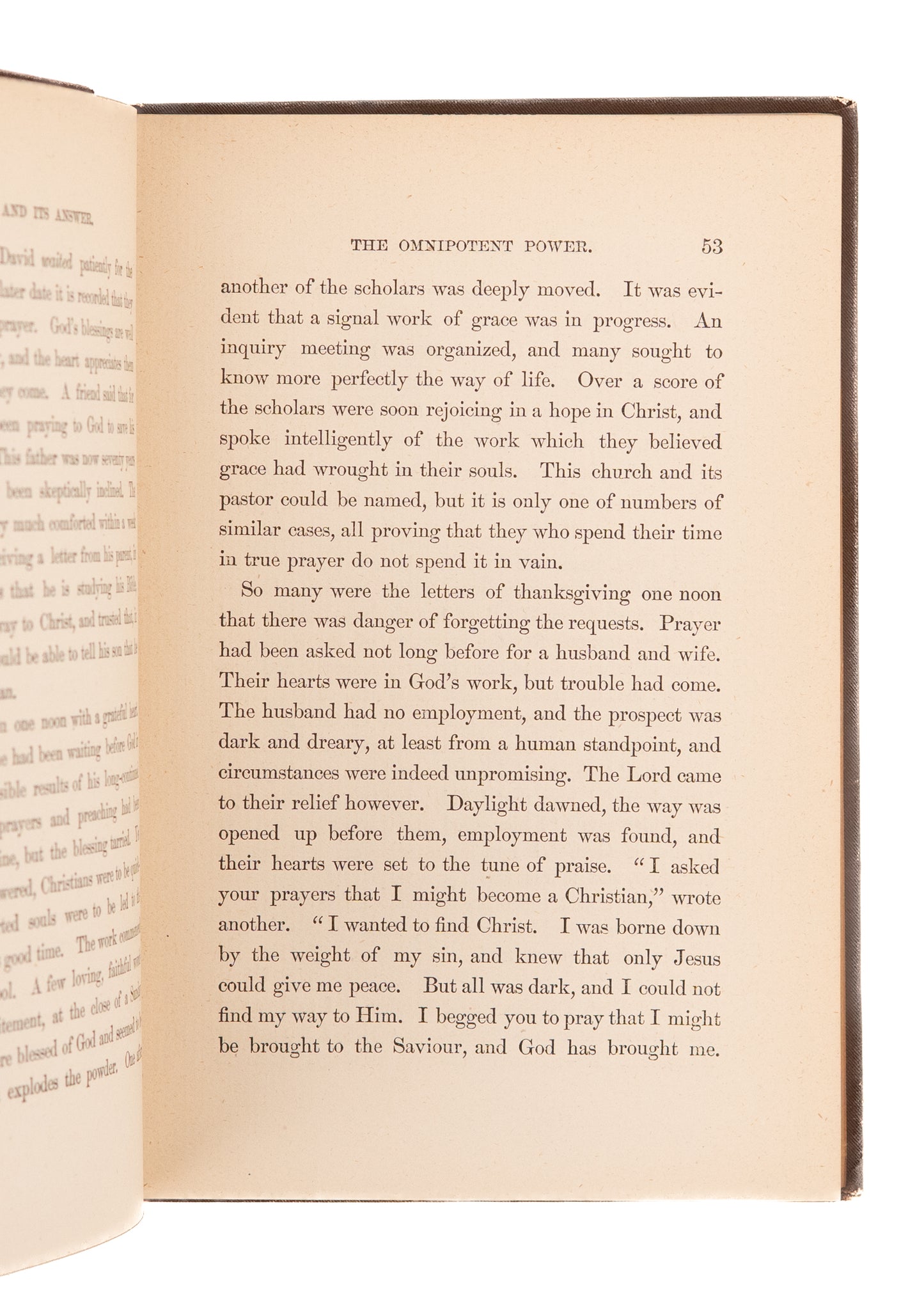 1882 S. IRENAEUS PRIME. Fulton Street Prayer Revival of 1857. Prayer and Its Answer.