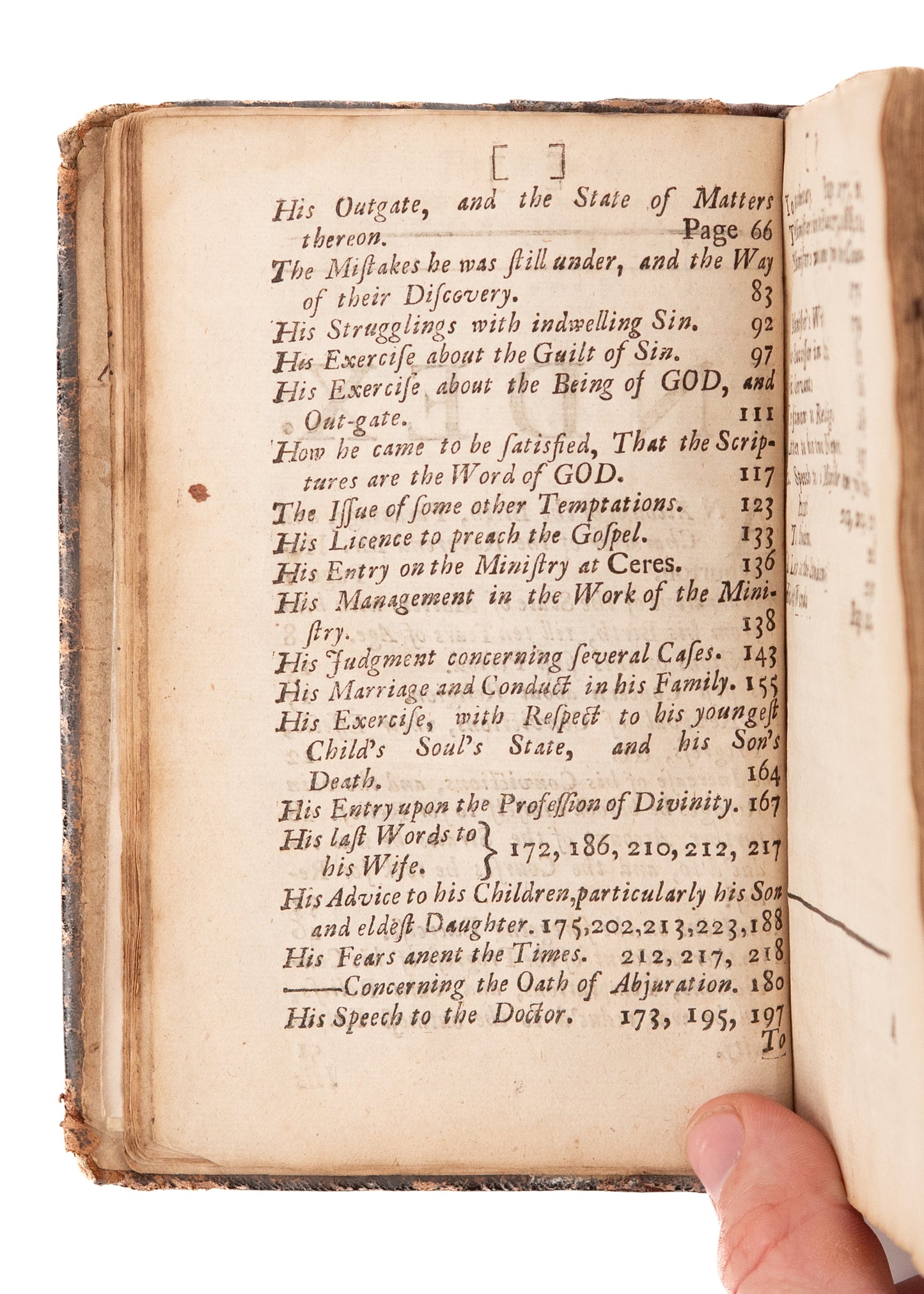 1718 JOHN NEWTON. His Annotated Copy of Halyburton's Memoir "What power but God's could change me!"