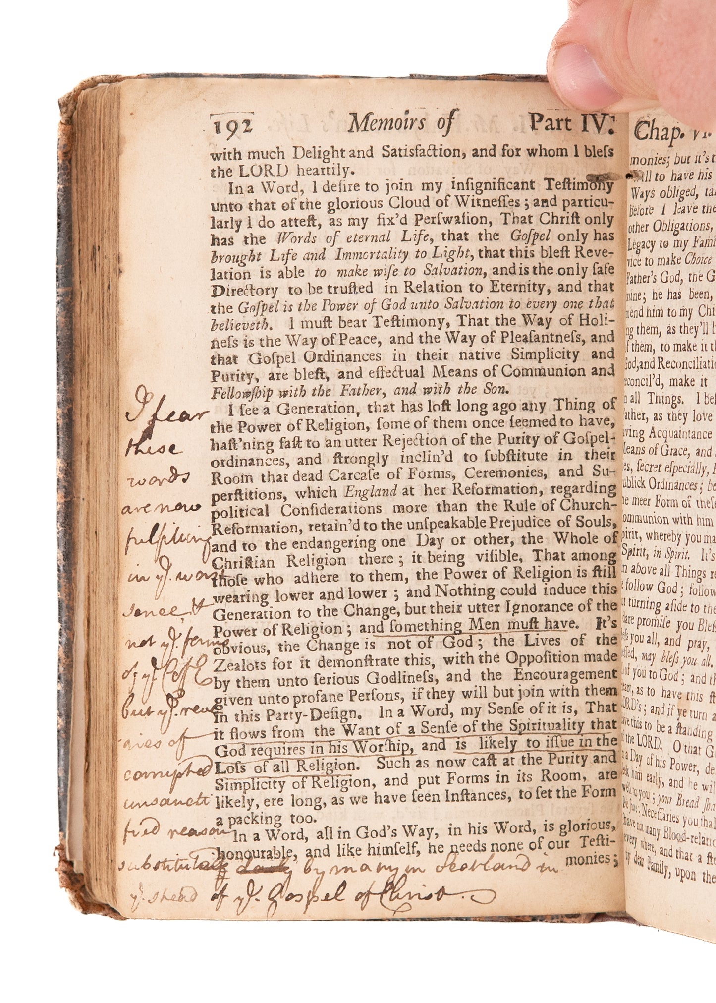 1718 JOHN NEWTON. His Annotated Copy of Halyburton's Memoir "What power but God's could change me!"