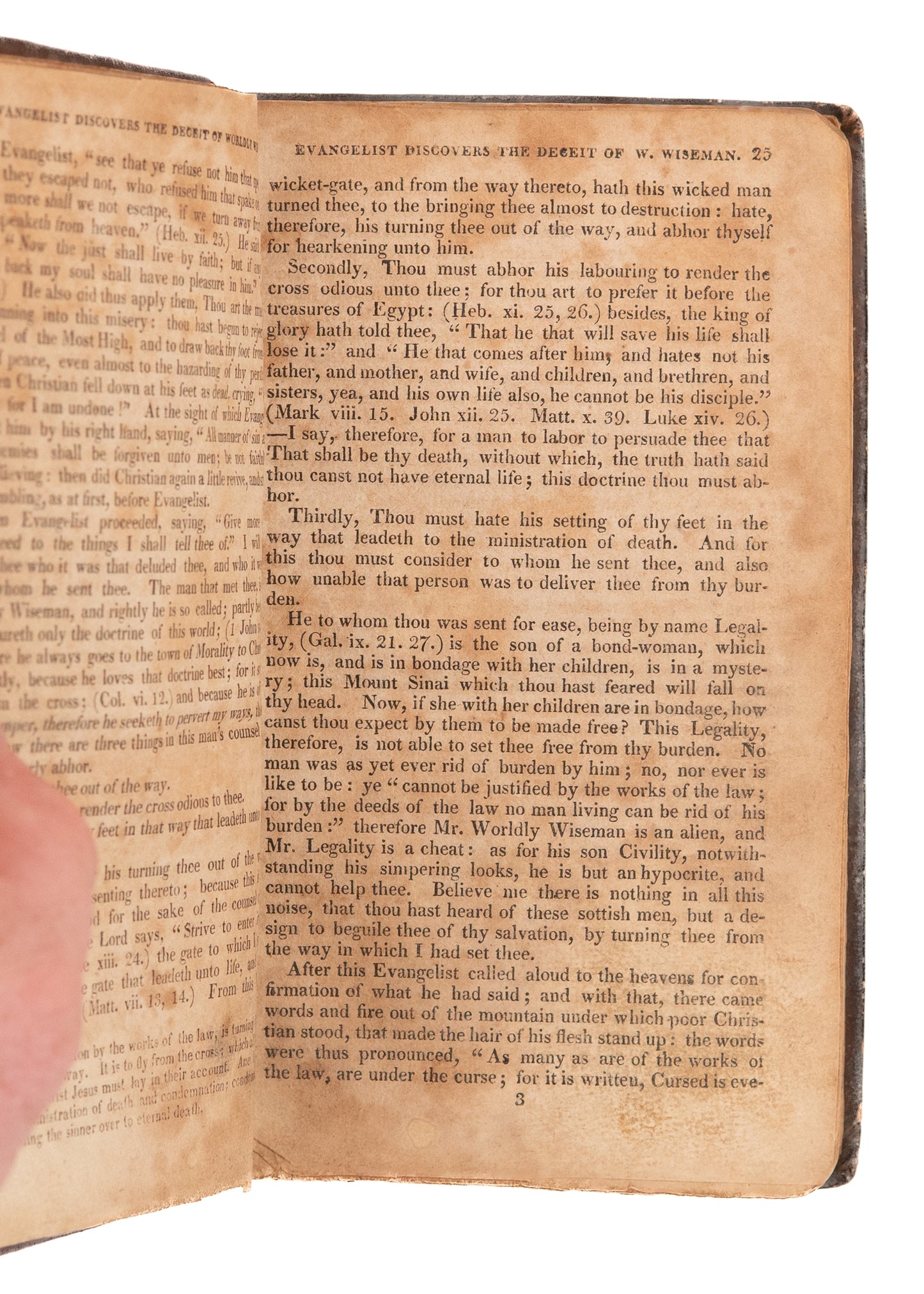 1821 JOHN BUNYAN. The Pilgrim's Progress. Unusual Charleston, South Carolina Imprint.