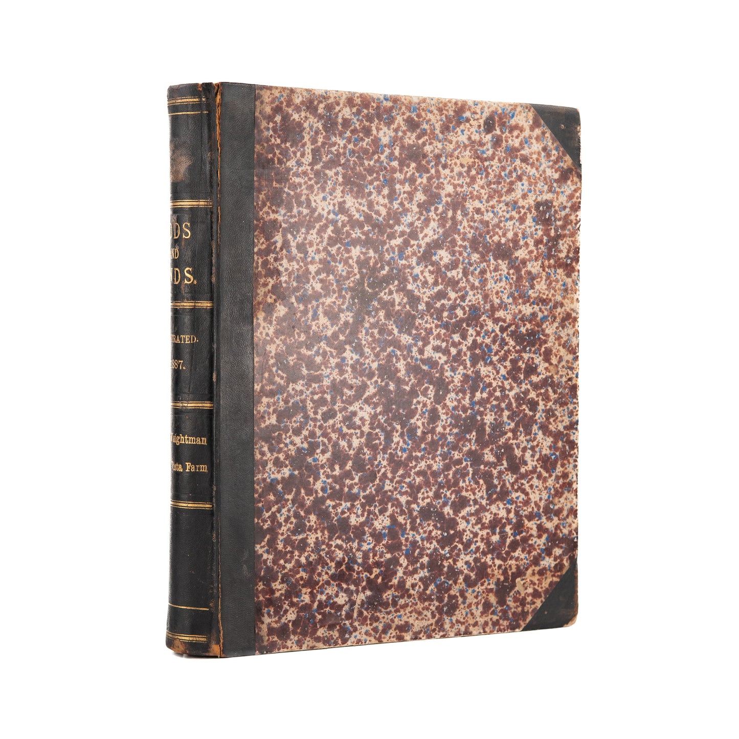 1858 GEORGE WASHINGTON. Rare Illuminated Imprint of his "Farewell Address" in a Period Sammelband.