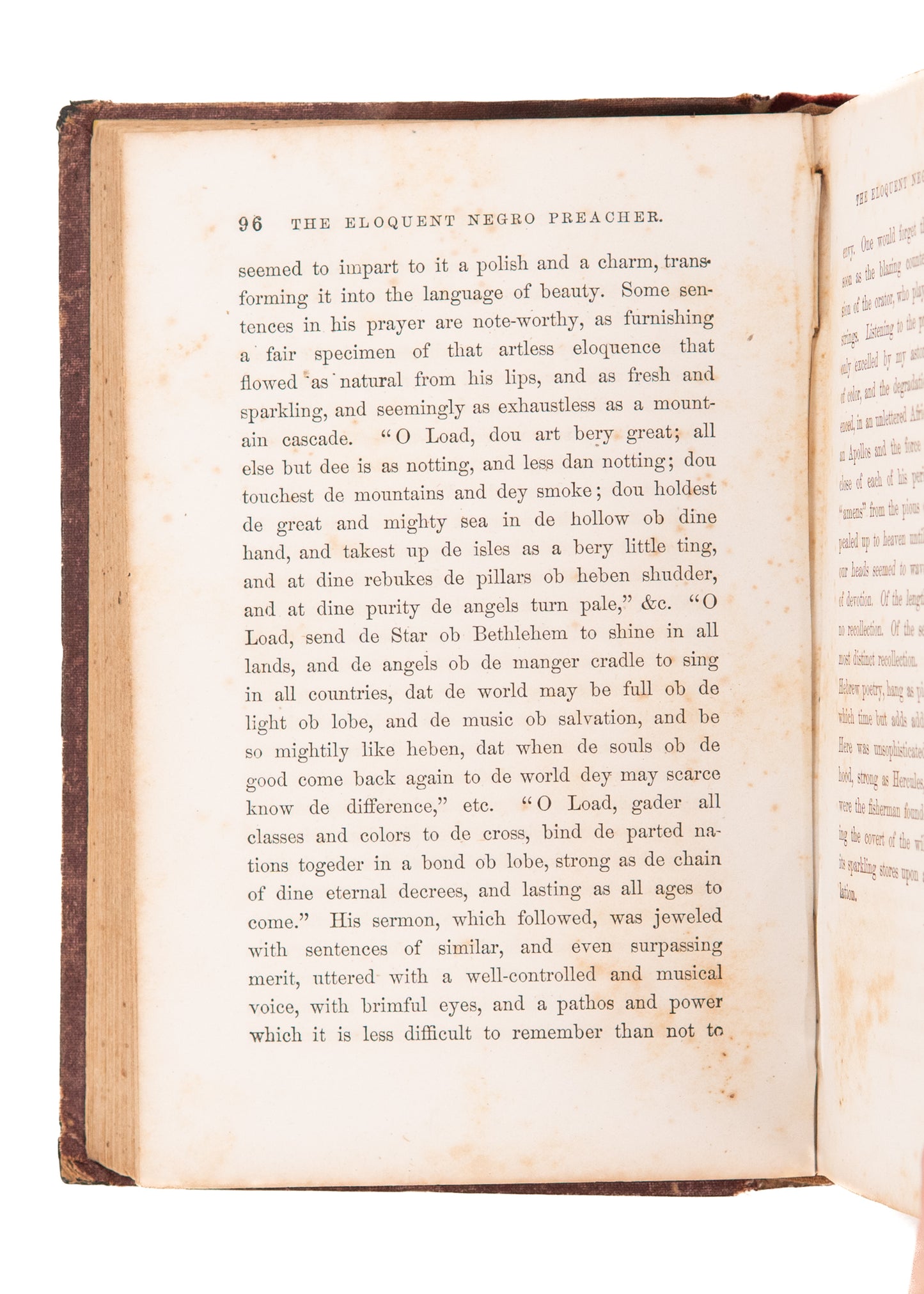 1856 J. V. WATSON. Pioneer Methodist - Extensive on "Negro Camp Meetings," Methodism in Texas, &c.