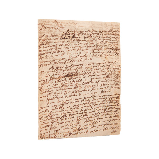 1789 JOHN ERSKINE. Friend of Jonathan Edwards Warns against George Whitefield Veneration &c.