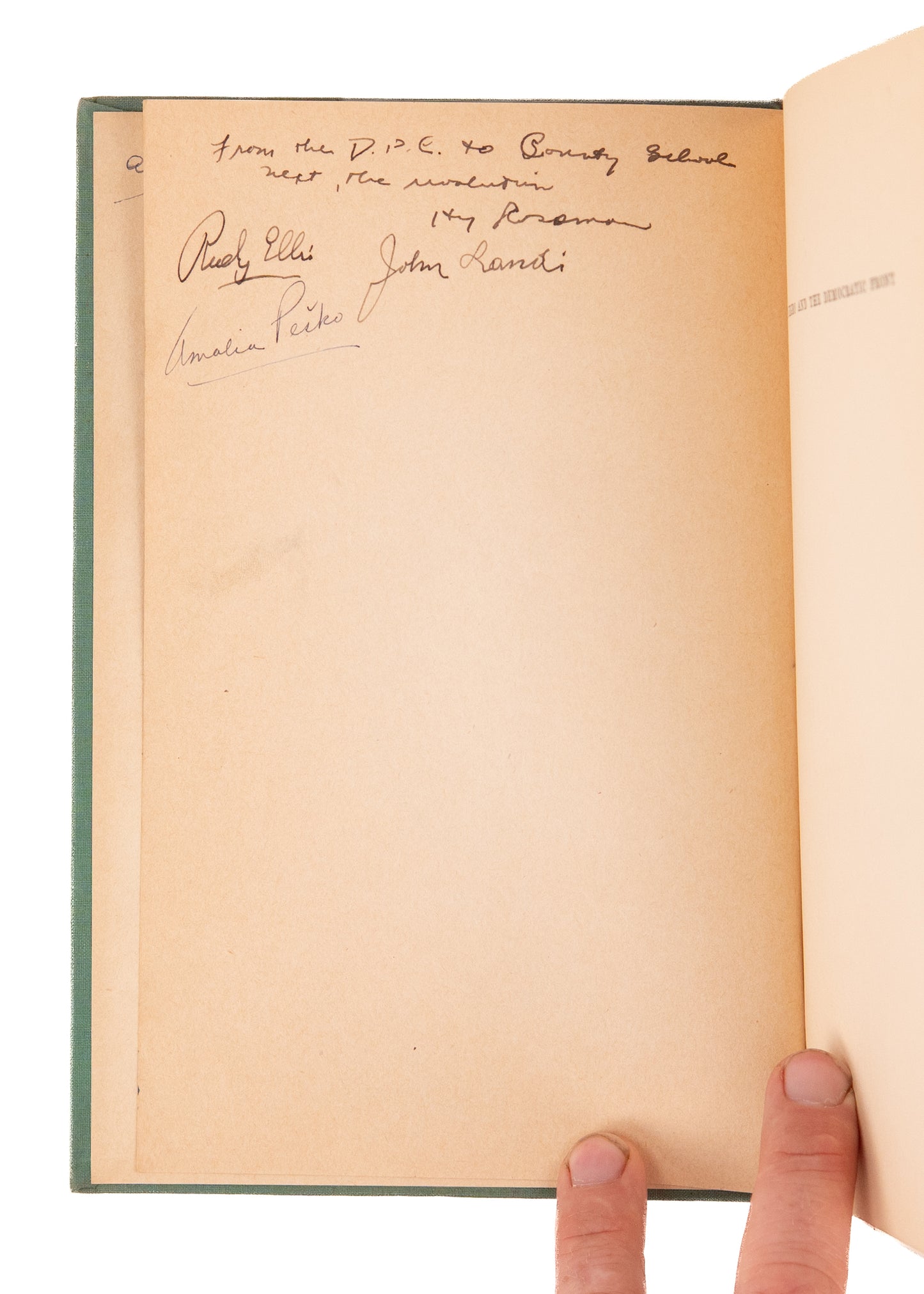 1938 AMERICAN COMMUNISM. First Black Presidential Candidate and 20 Other Early Communists Sign!