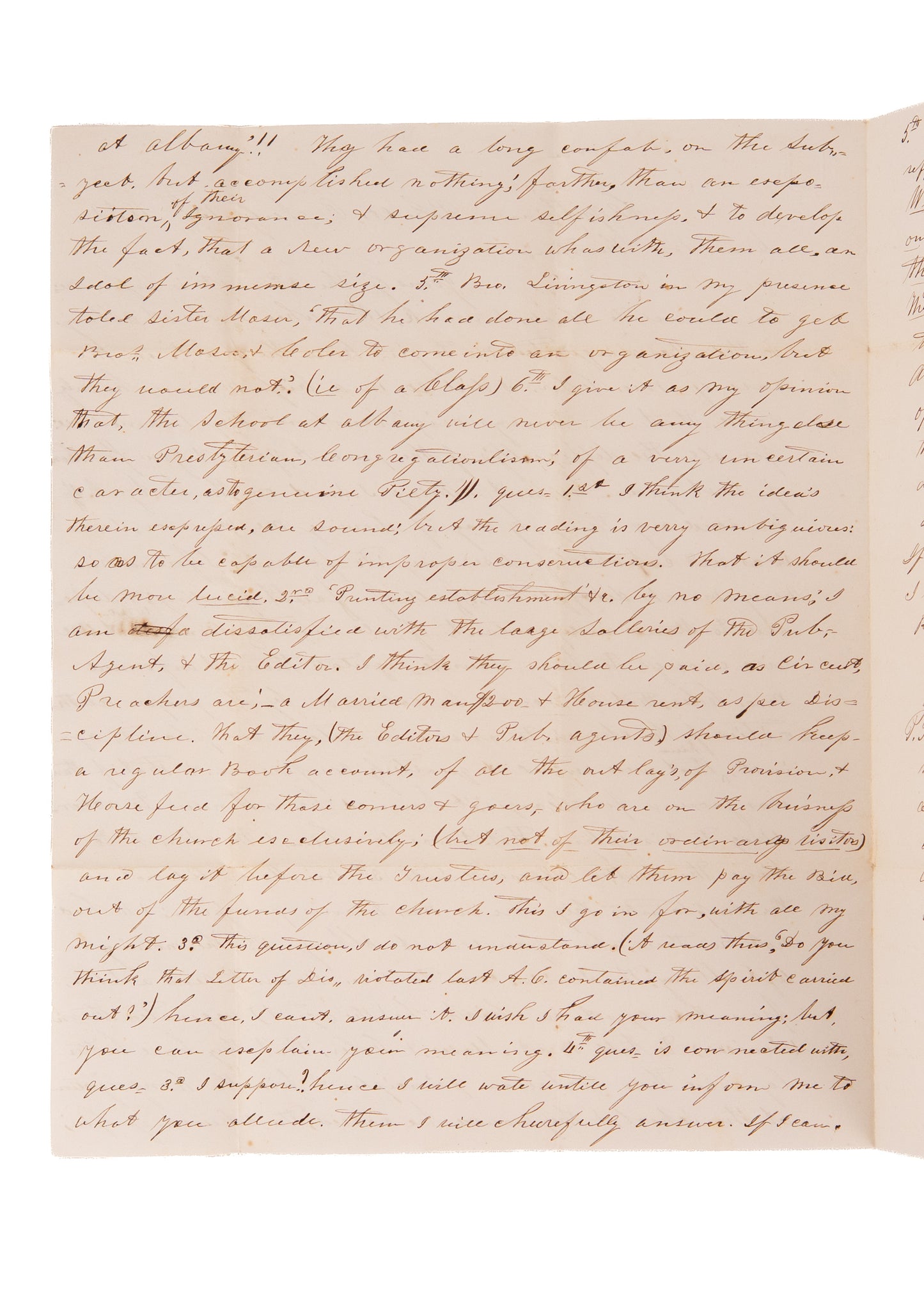 1852 ANTI-SLAVERY METHODISTS. Slavery Compromising Virginia Methodists Threatened with Expulsion.