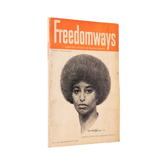 1971 ANGELA DAVIS. Special Issue of Freedomways on Angela Davis Imprisonment, Civil Rights, &c.