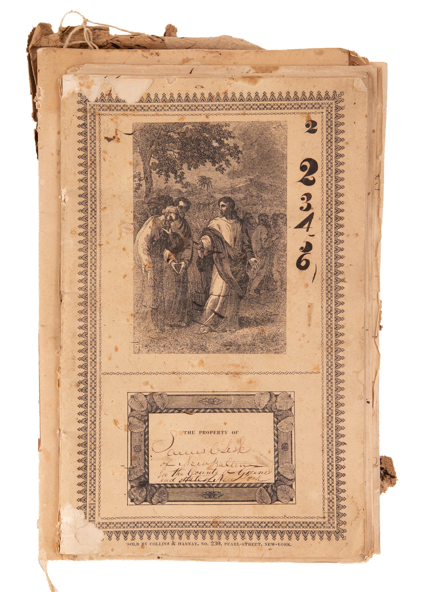 1830-1835 FLORIDA AN INVALIDS PARADISE. Correspondence of a Florida Invalid, Seminole War, Cholera, &c.
