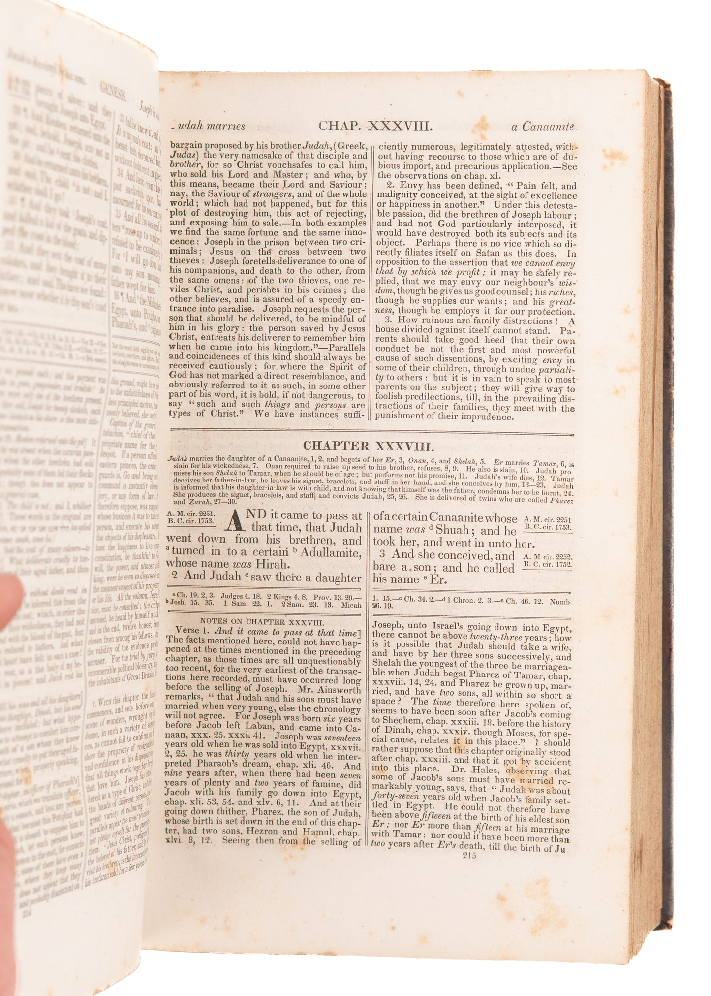 1832 ADAM CLARKE. Methodist Commentary on the Bible, Complete in Six Leather Volumes.