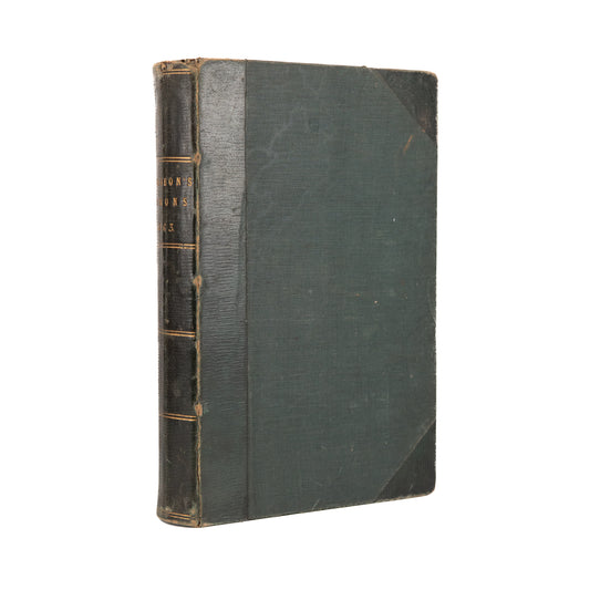 1863 C. H. SPURGEON. Rare Two Letters on Spurgeon's Withdrawal from the Evangelical Alliance.