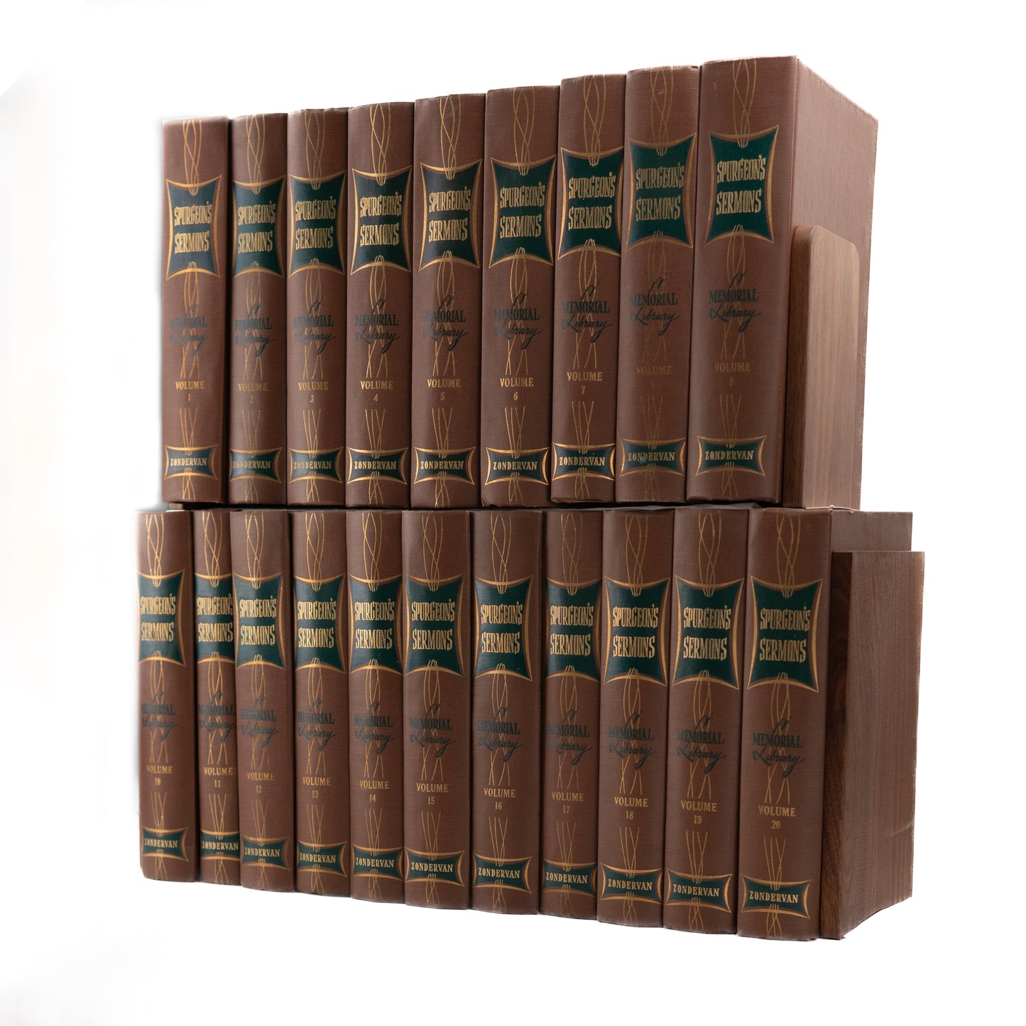 1960 CHARLES HADDON SPURGEON. Spurgeon's Sermons: Memorial Library 20 Volume Set.