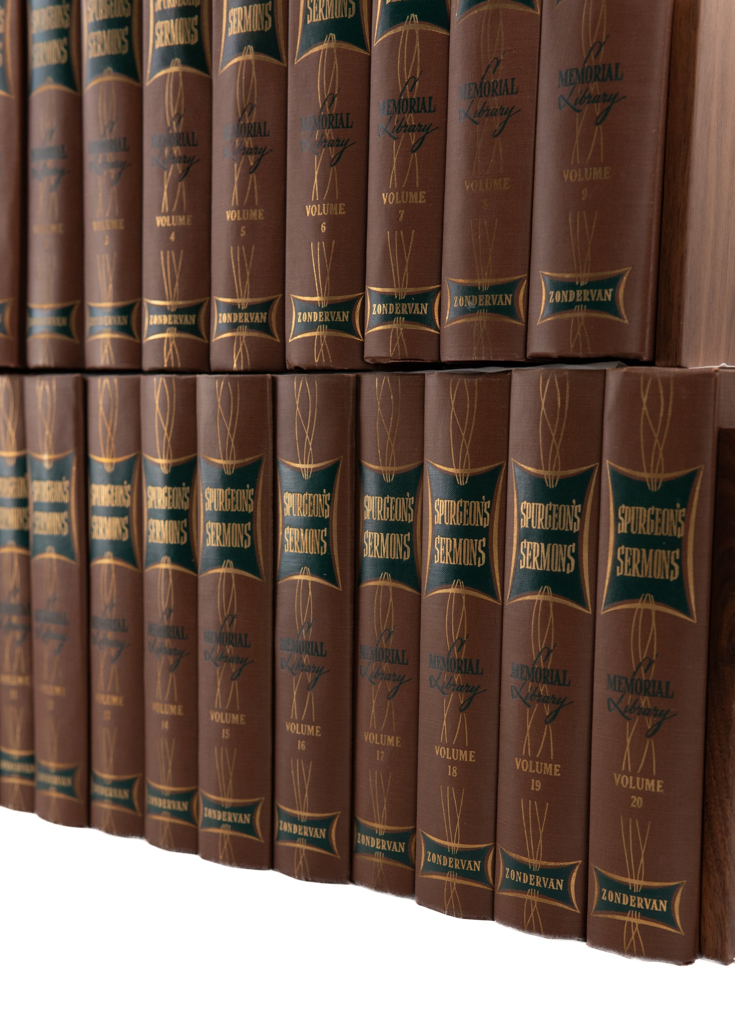 1960 CHARLES HADDON SPURGEON. Spurgeon's Sermons: Memorial Library 20 Volume Set.