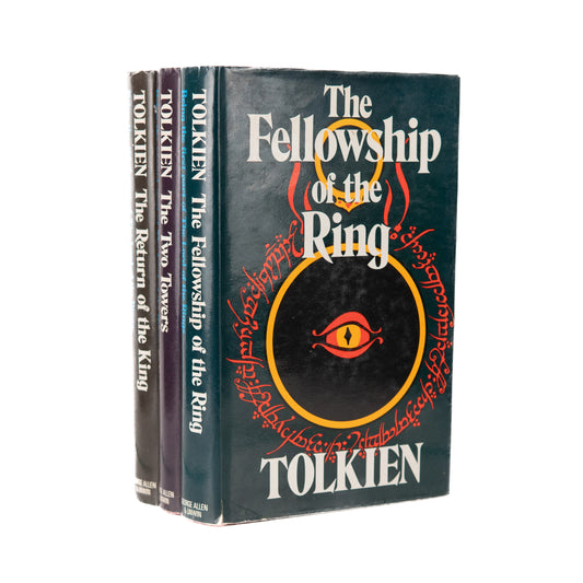 1974 J. R. R. TOLKIEN. The Lord of the Rings Trilogy. Exceptional Eye of Sauron Dustjackets.