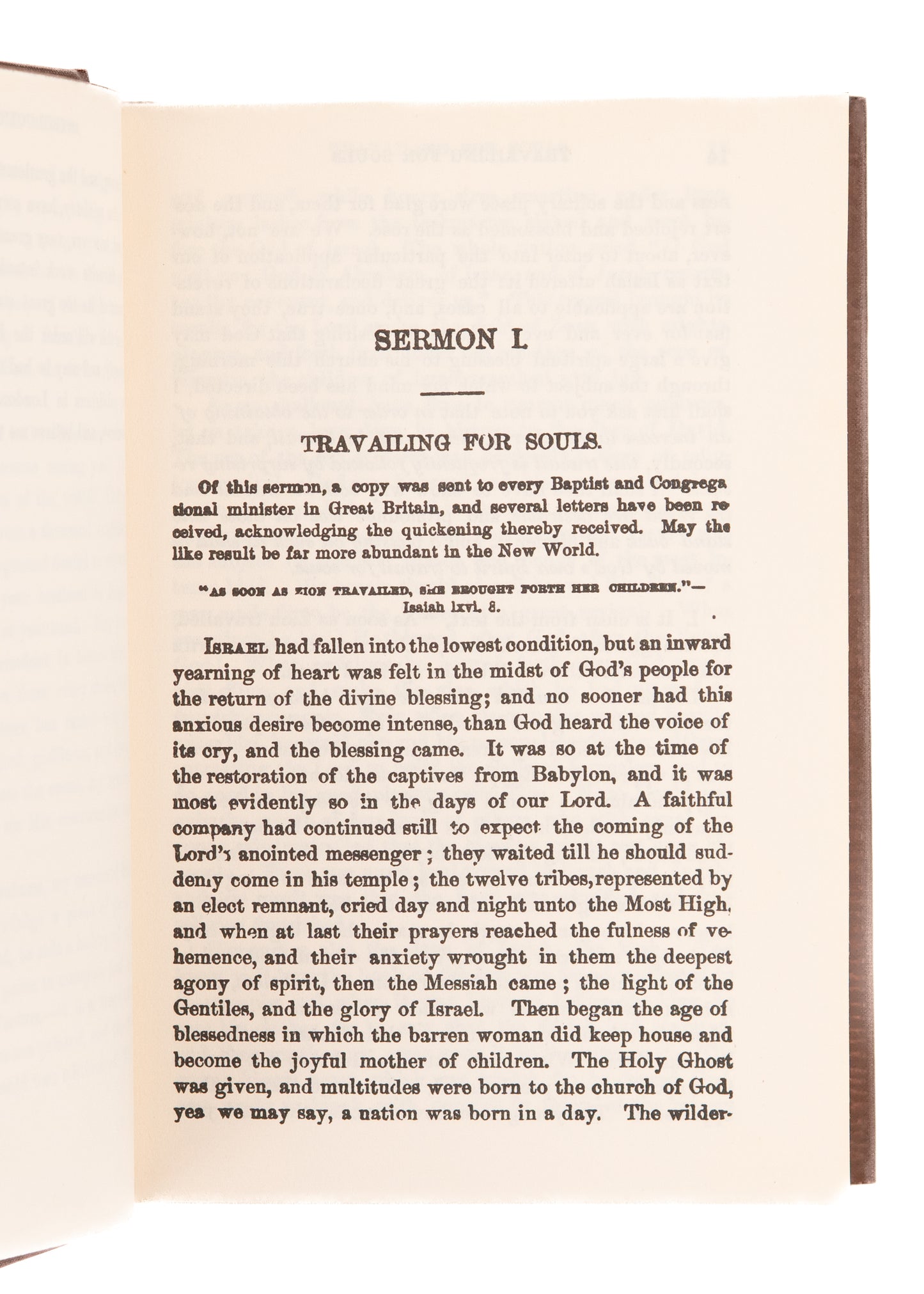 1960 CHARLES HADDON SPURGEON. Spurgeon's Sermons: Memorial Library 20 Volume Set.