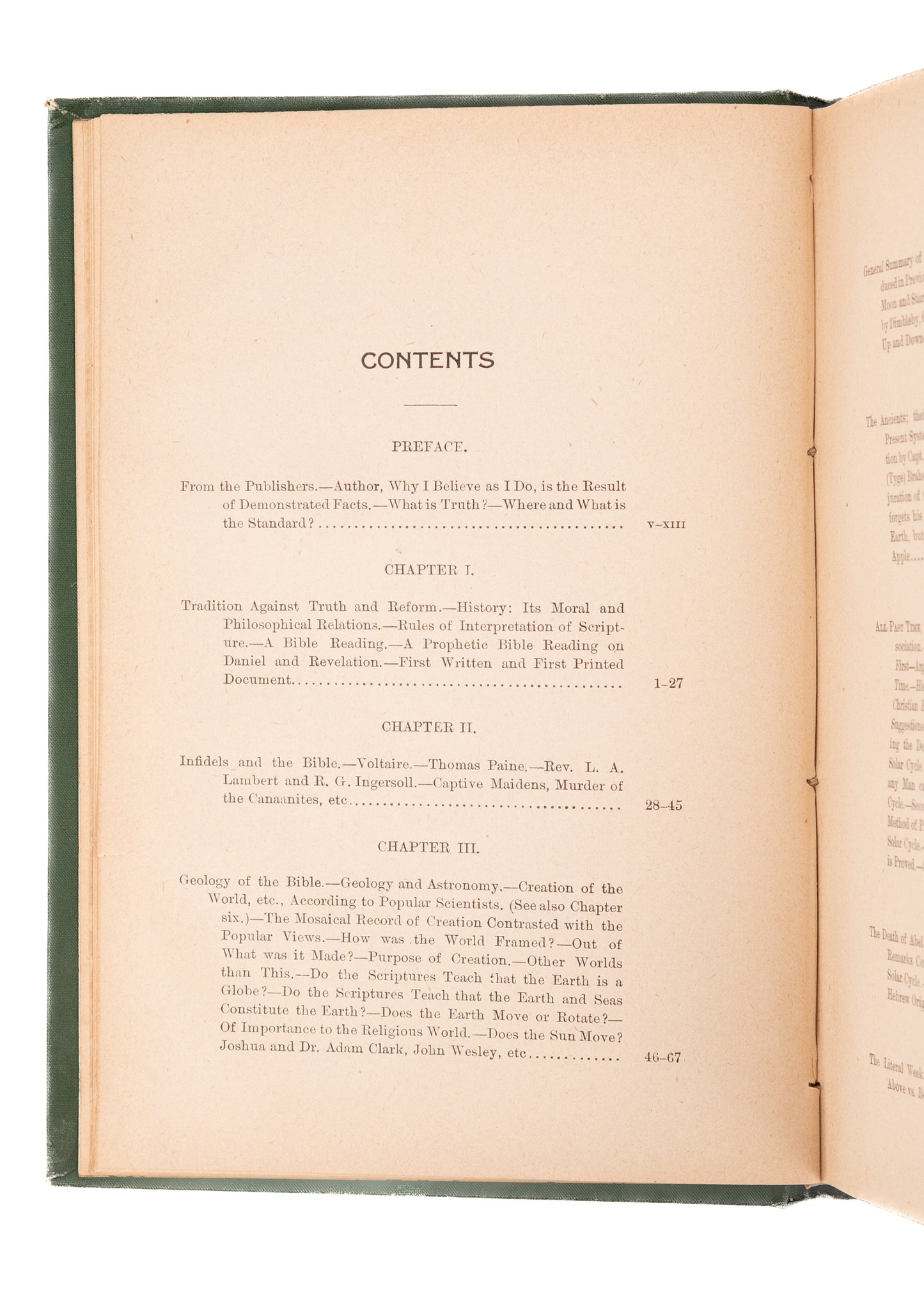 1893 ALEX GLEASON. Is the Bible from Heaven? Is the Earth a Globe? Rare Foundational Flat Earth Text.