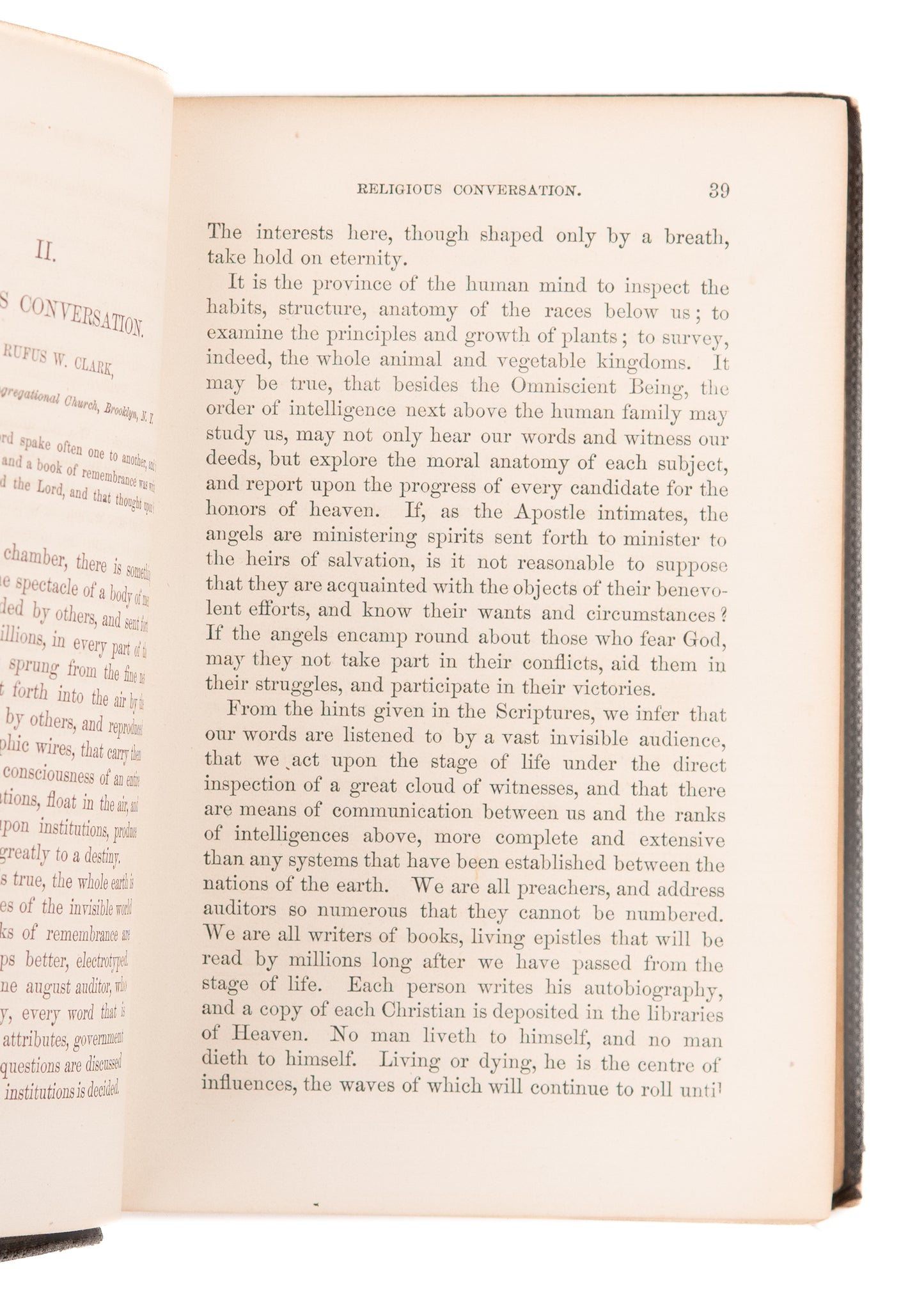 1858 PRAYER REVIVAL. The New York Pulpit in the Revival of 1858. Excellent Reading.