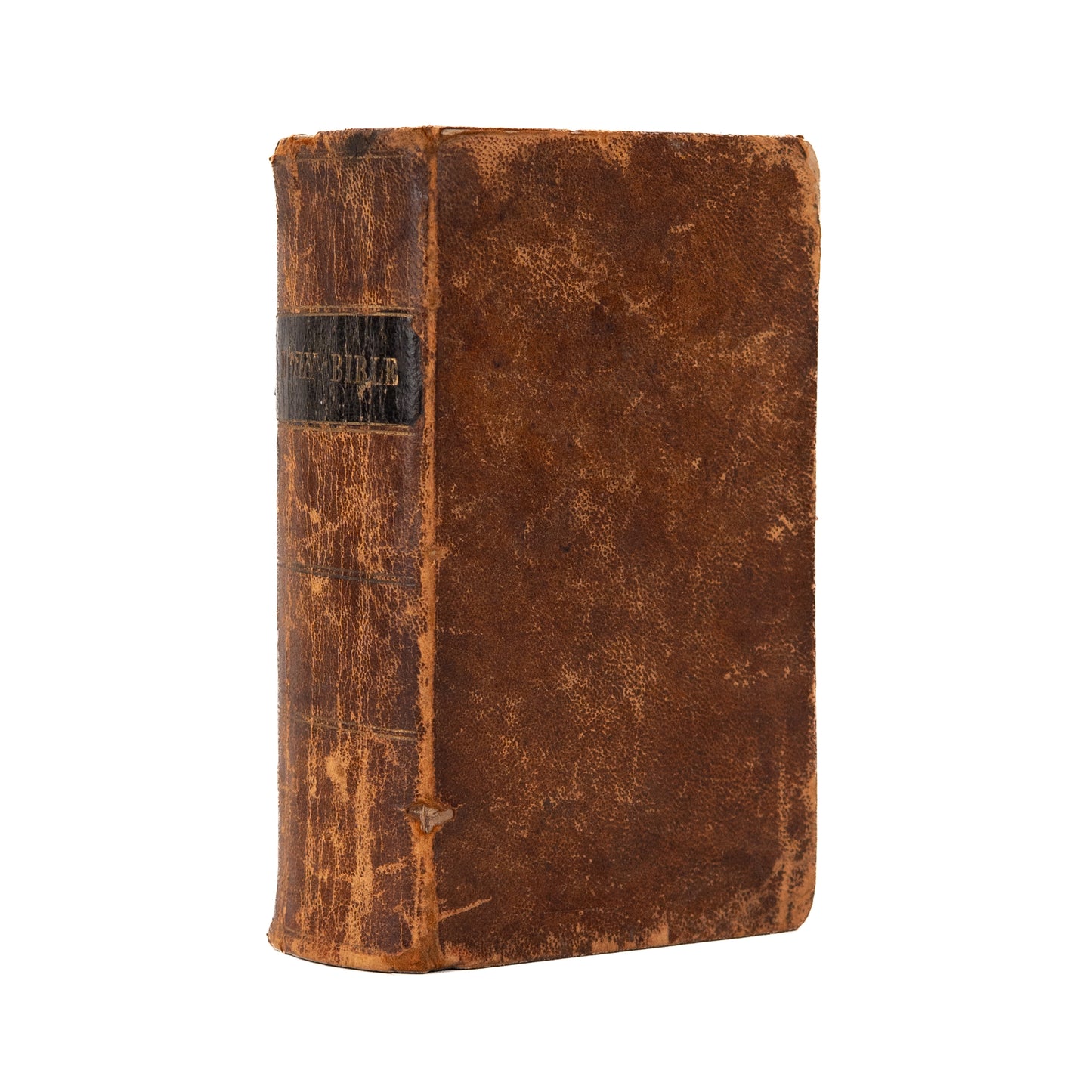 1863 CIVIL WAR BIBLE. Bible Belonging to the Quartermaster of the Wisconsin 30th Infantry. Excellent.