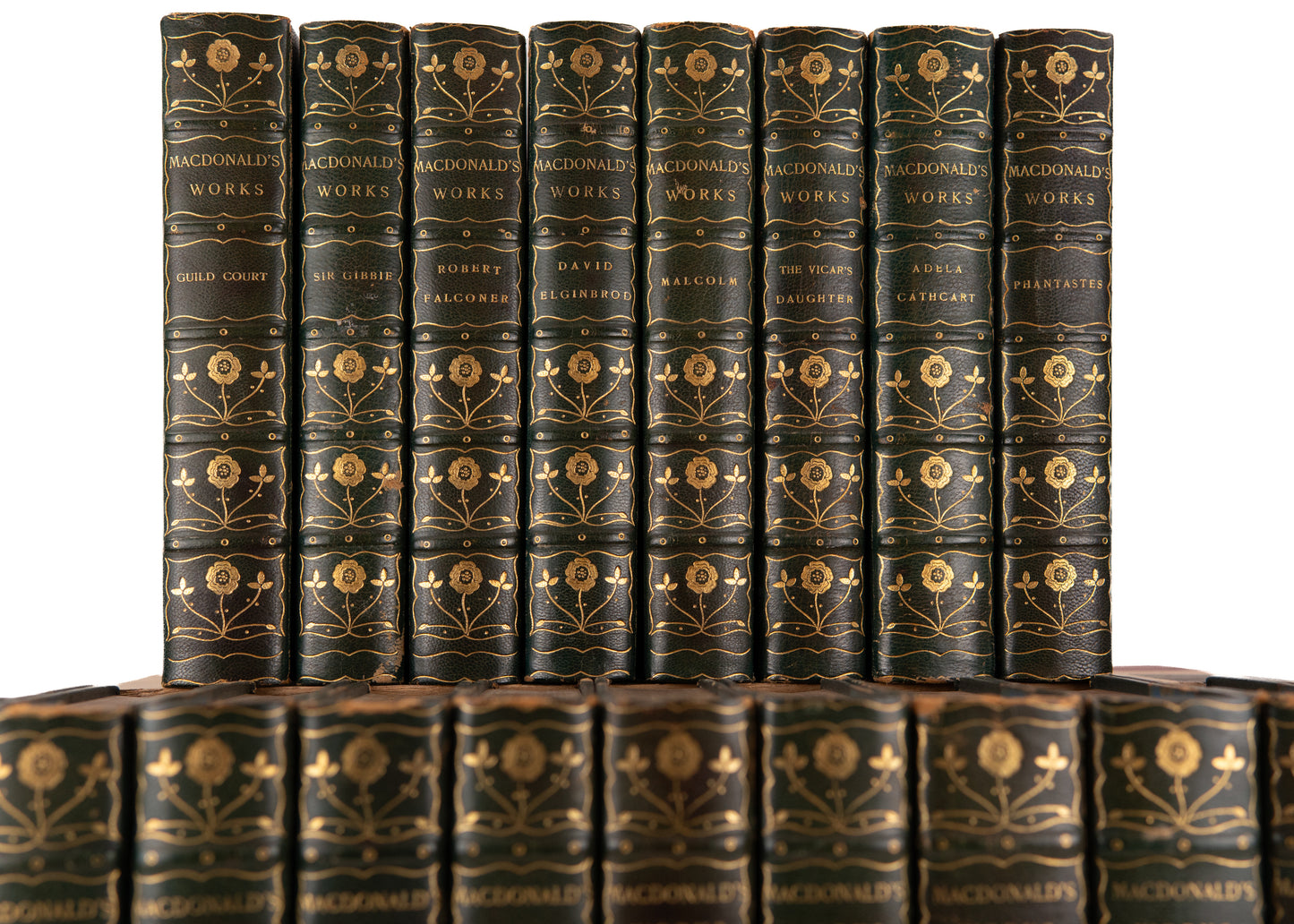 1890-1905 GEORGE MACDONALD. An Unparalleled Group of 19 Works in Fine, Custom Arts & Crafts Bindings.