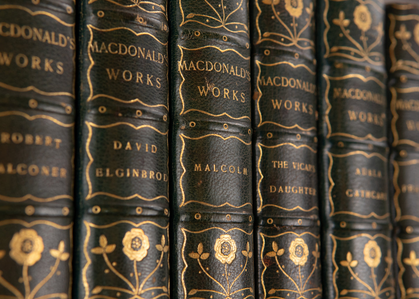 1890-1905 GEORGE MACDONALD. An Unparalleled Group of 19 Works in Fine, Custom Arts & Crafts Bindings.