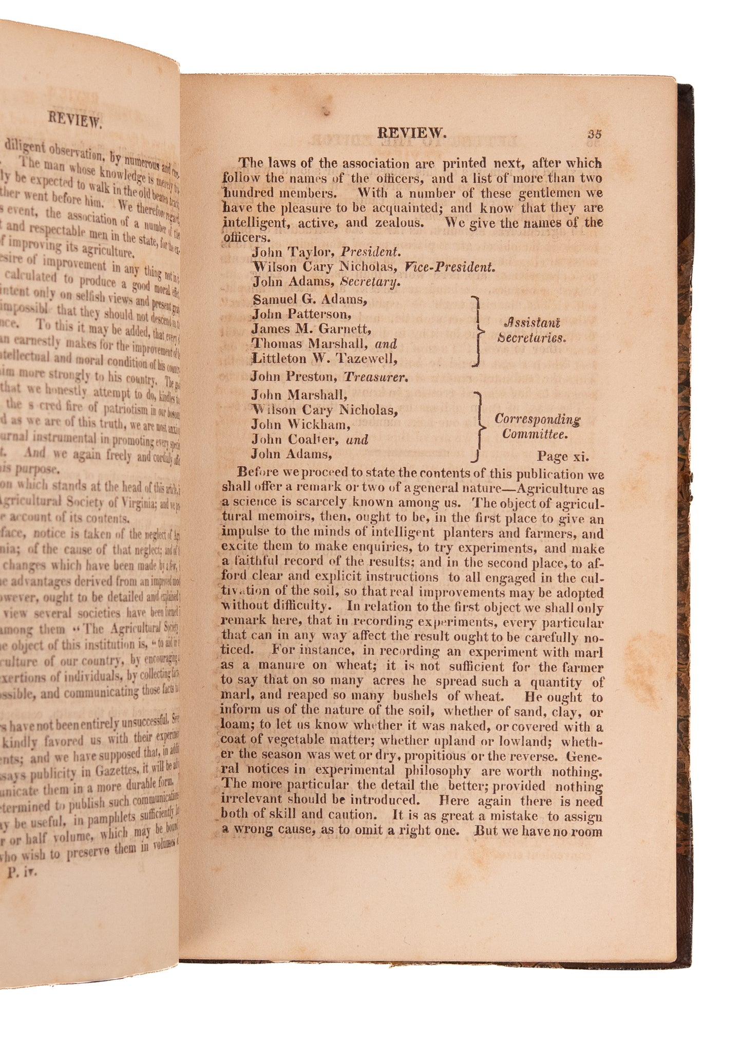 1819 VIRGINIA PRESBYTERIAN MAG. Revivalism, Southern Presbyterians and Slavery, Native Americans.