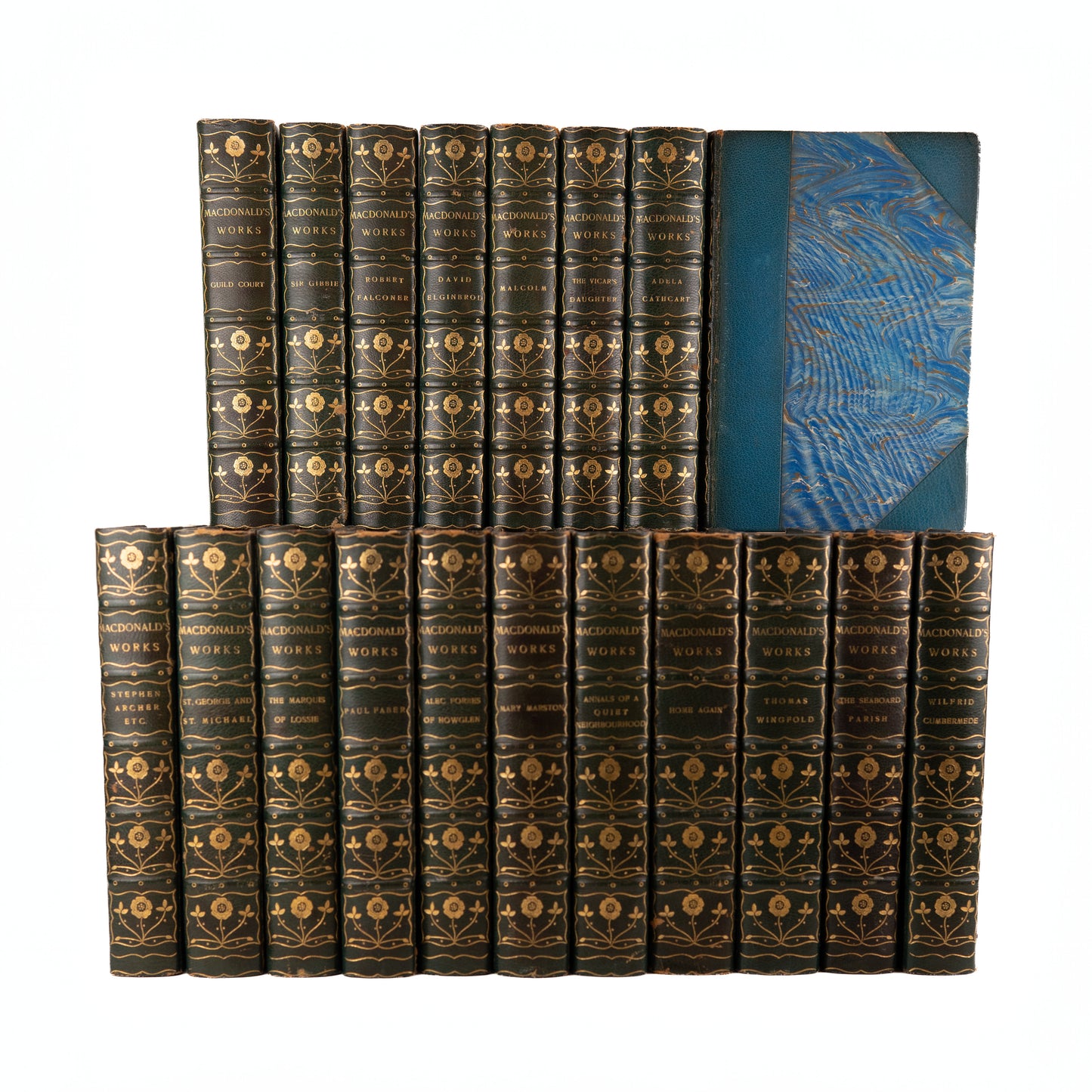 1890-1905 GEORGE MACDONALD. An Unparalleled Group of 19 Works in Fine, Custom Arts & Crafts Bindings.