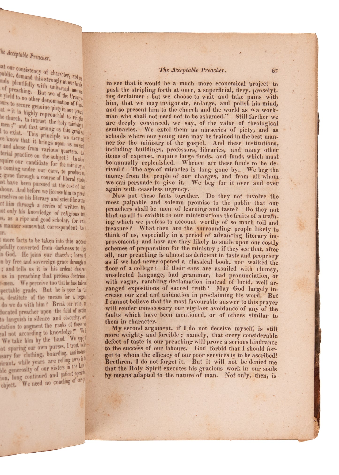 1825 VIRGINIA PRESBYTERIAN MAG. Revivalism, Southern Presbyterians and Slavery, Native Americans.